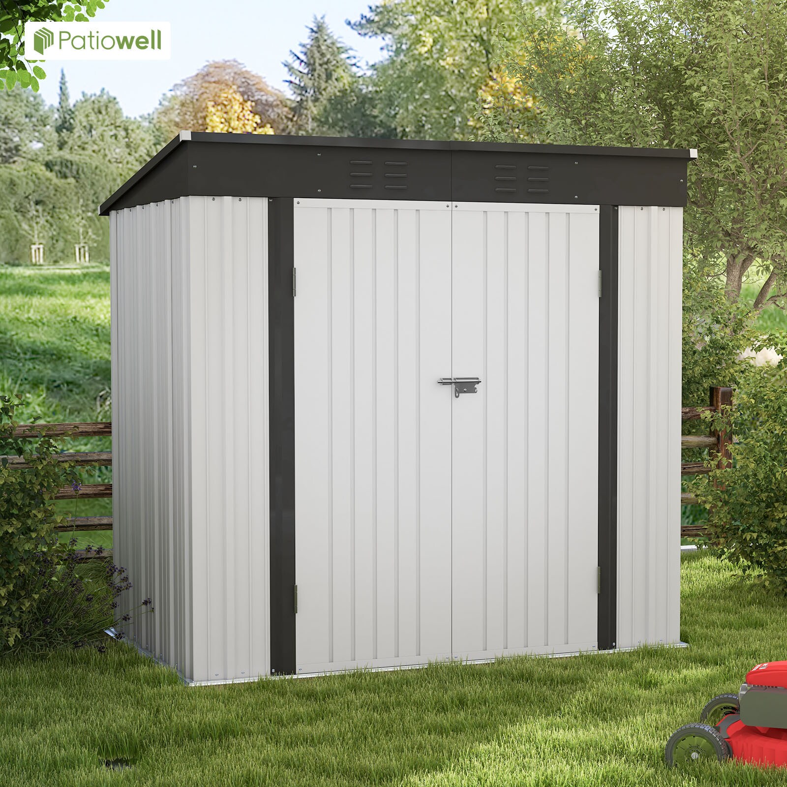 Patiowell WES-PS23-0230A-2 Metal-Storage-Buildings-Sheds - View #5