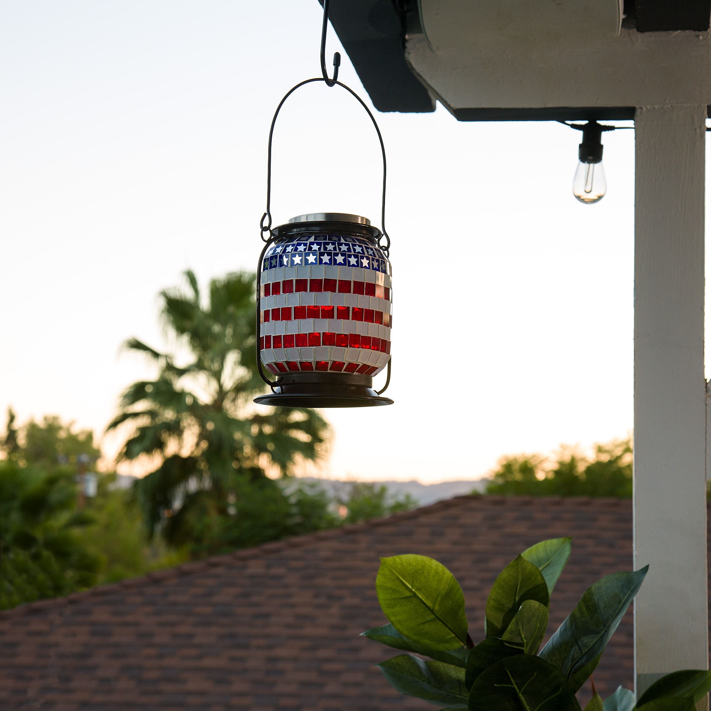 Alpine Corporation SLL2224SLR Outdoor-Decorative-Lanterns - View #2