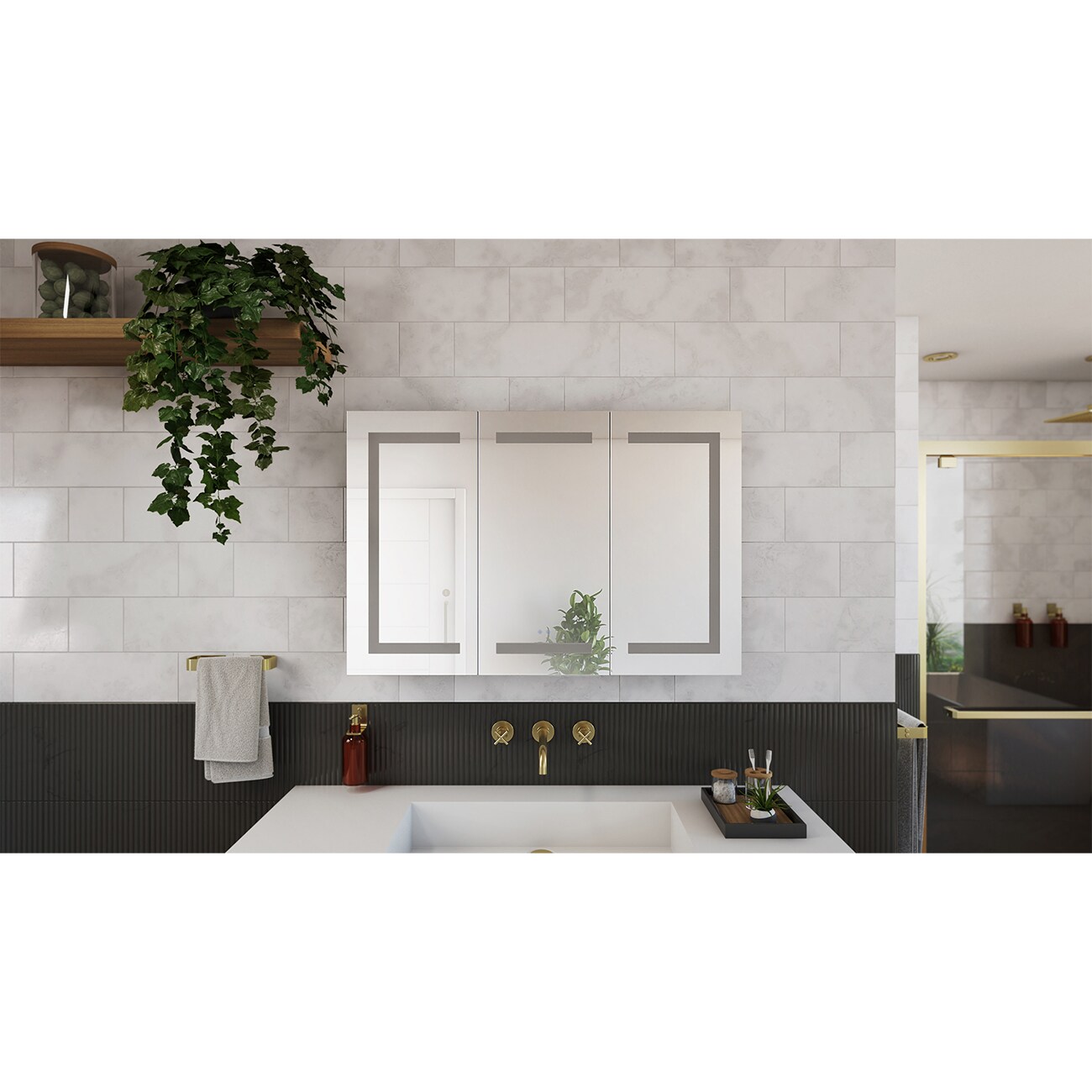 DreamLine LCBL2436T Bathroom-Medicine-Cabinets - View #7