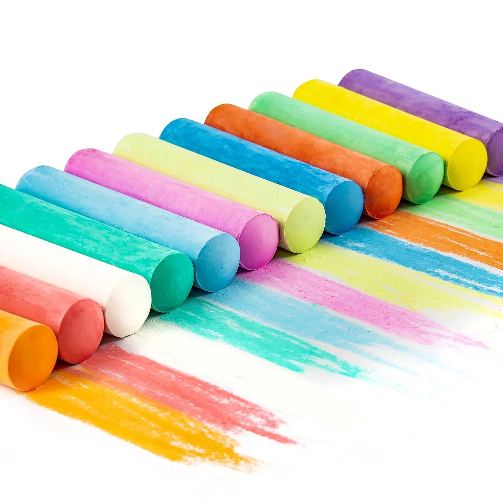 Joyfy 180Pcs Sidewalk Jumbo Washable Chalk Set in 20 Colors in the Kids ...