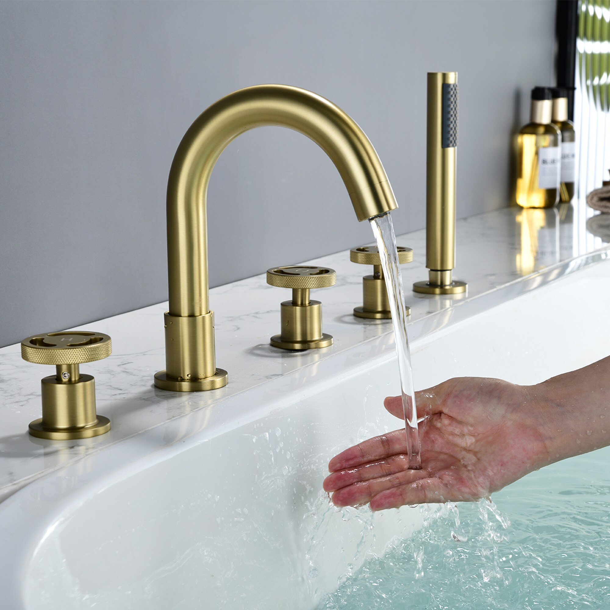 WELLFOR WA8020CH Roman-Tub-Faucets - View #7