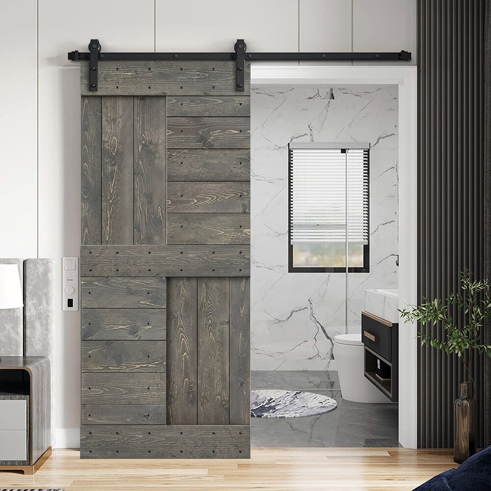 CALHOME SMK-72+DIY-N1-24GT Barn-Doors - View #2