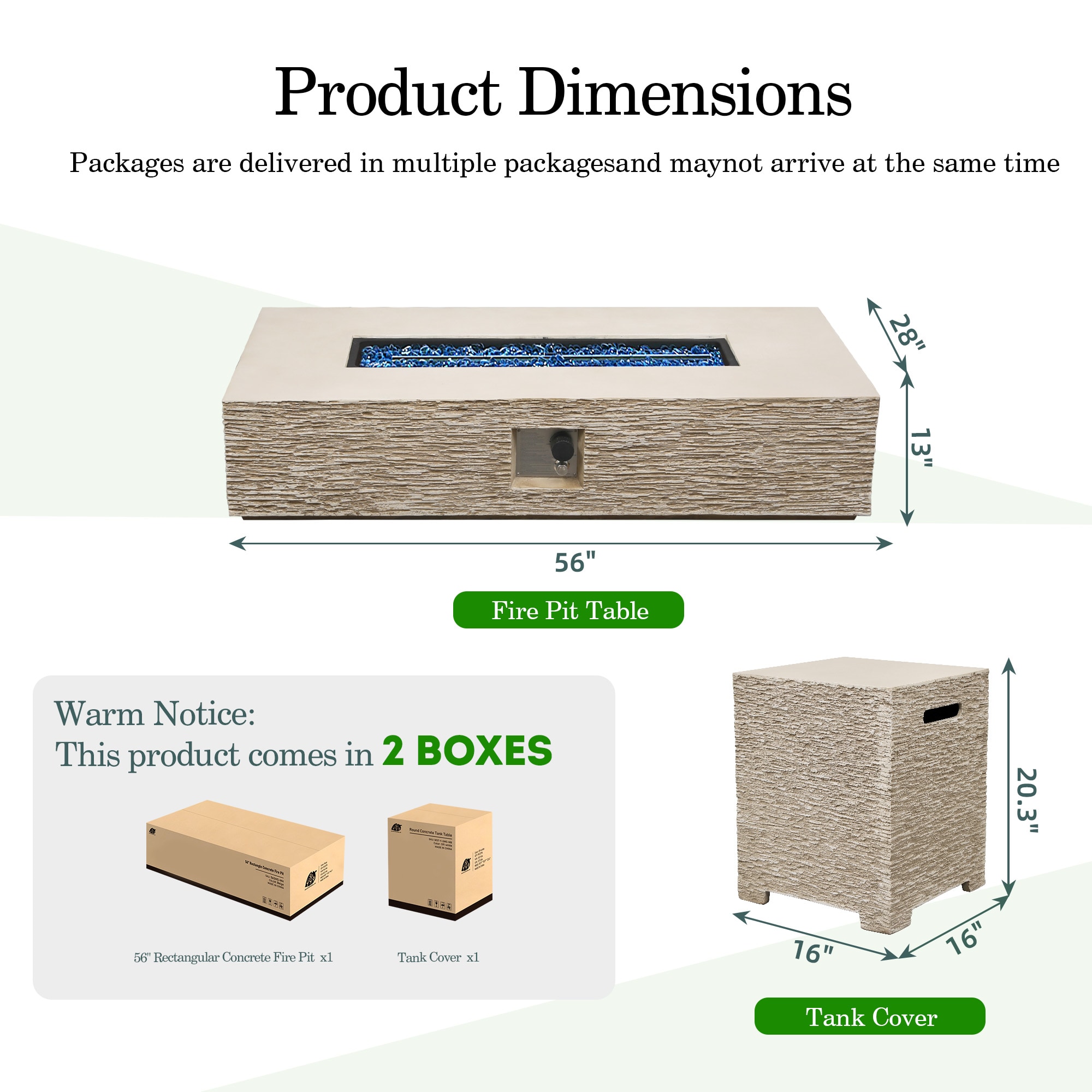 Patio Watcher LS-56MBE-HW-W Outdoor-Gas-Firepits - View #3