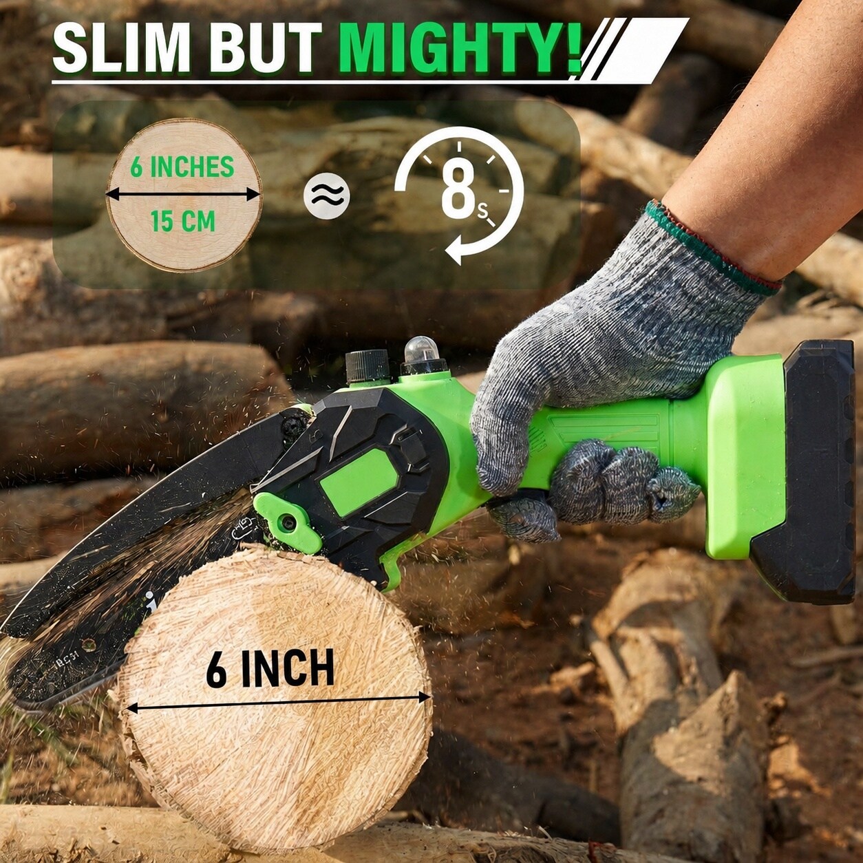 Adrinfly L05AD08022 Cordless-Chainsaw - View #2
