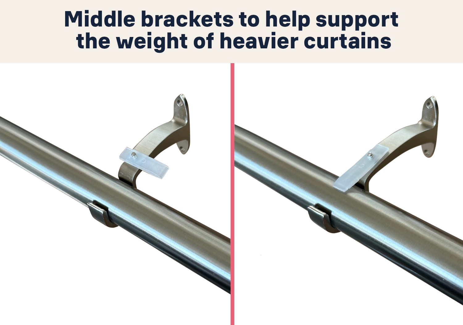 HLC.me WRP-SLVR86 Curtain-Rods - View #3
