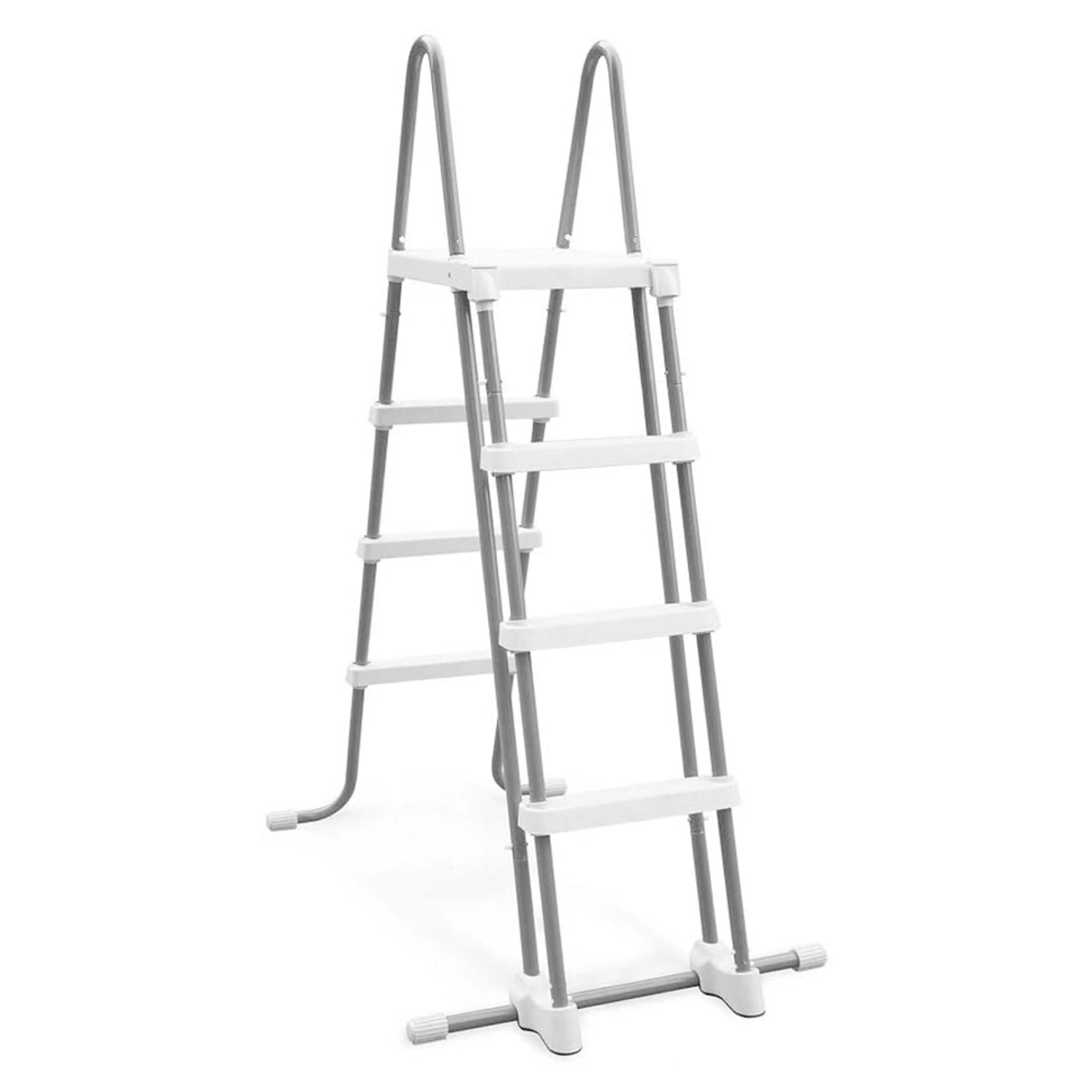 Intex 178168  28076E Deluxe Pool Ladder with Removable Steps for 48 Inch Depth Pools