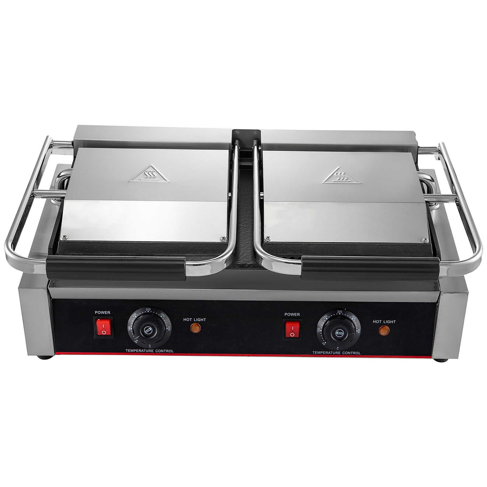 VEVOR 9-in L x 9-in W 1800-Watt Cast Iron Foldable Electric Griddle in the Electric  Griddles department at