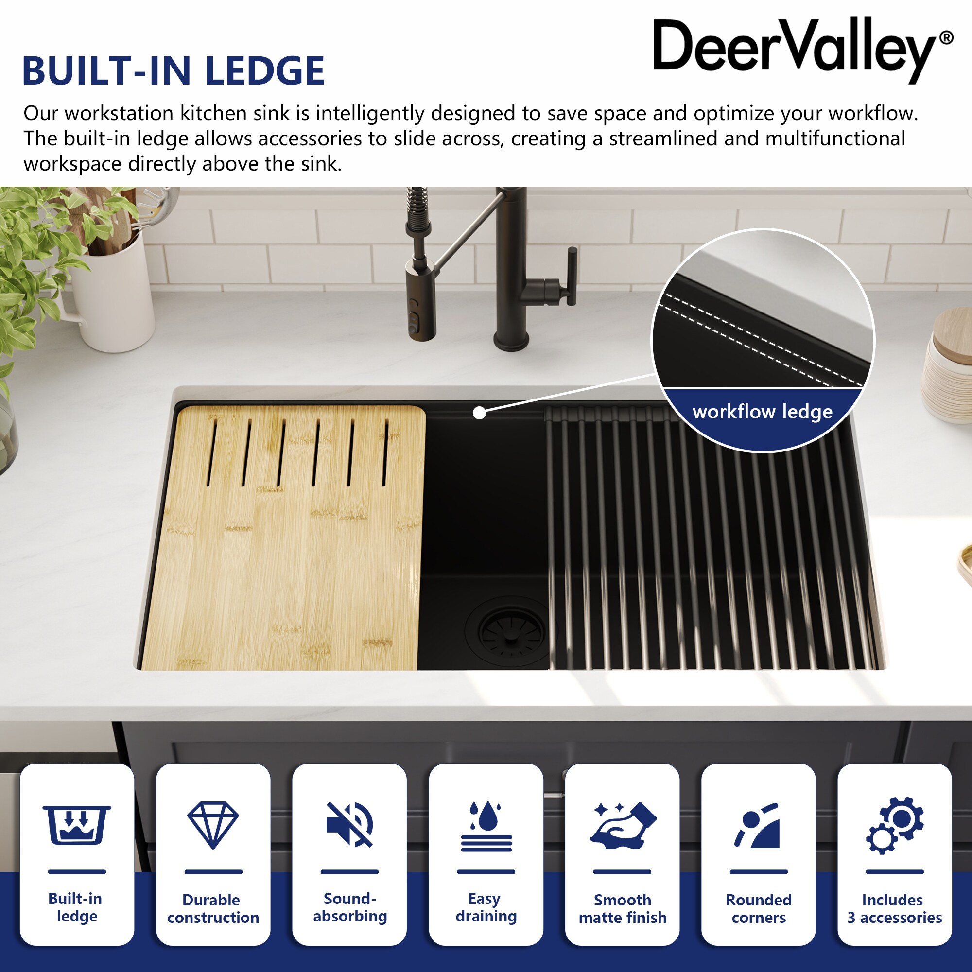 DeerValley DV-1K0173 Kitchen-Sinks - View #4