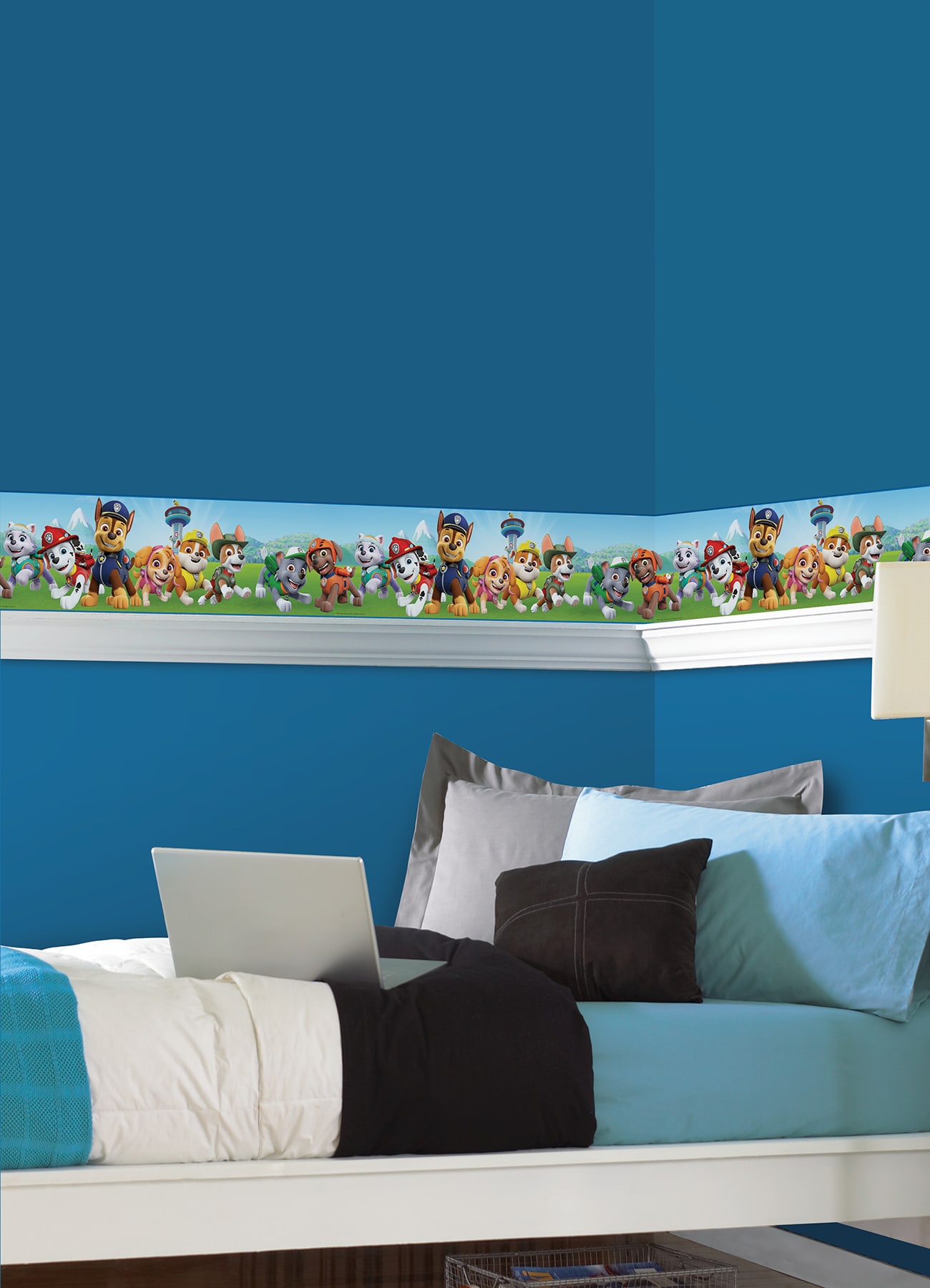 RoomMates 6-in Multicolor Self-adhesive Wallpaper Border RMK12133BD at ...