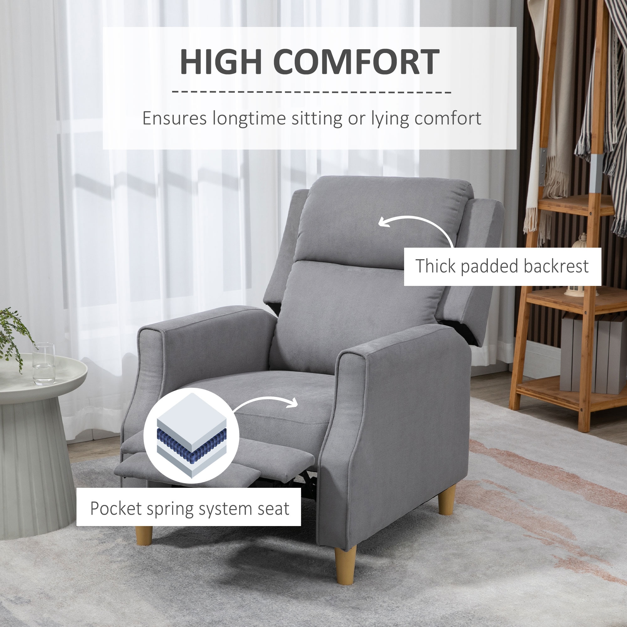 Sumyeg WF-MMER-004 BROWN recliners - View #4