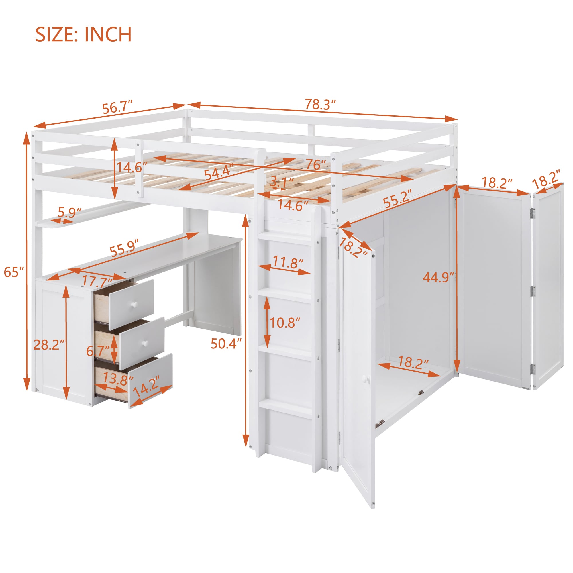 Clihome CL-LF0302K Bunk-Beds - View #9