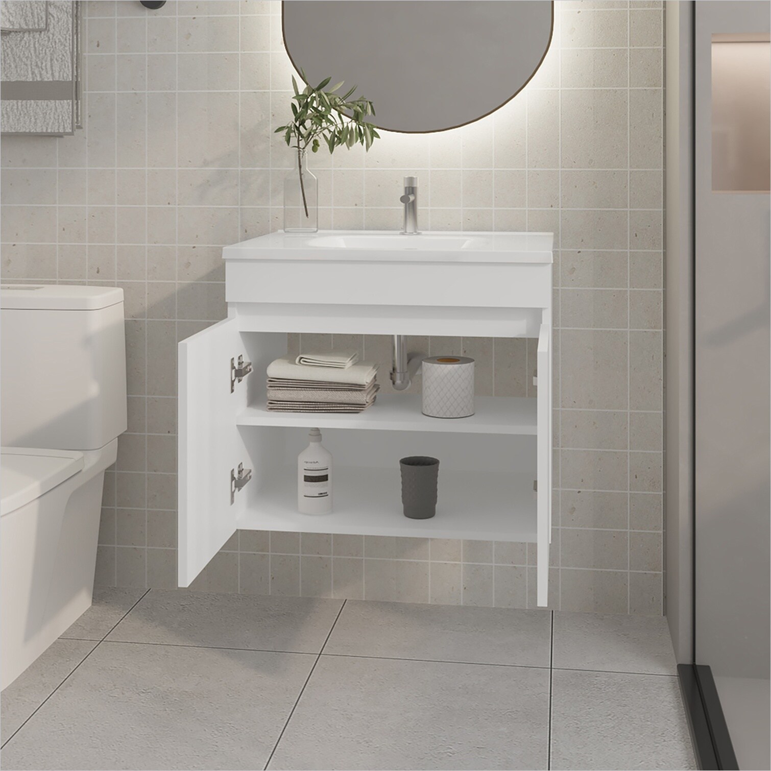 Watnature B8P3YMD4J8VK Bath-Vanity-Combo - View #5