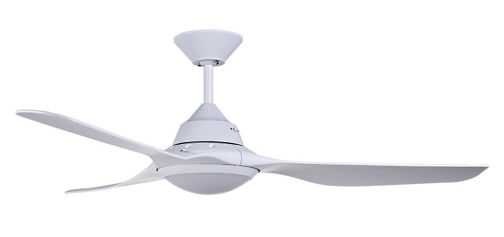 Lucci Air Mariner 50-in White Indoor Ceiling Fan with Light and Remote ...