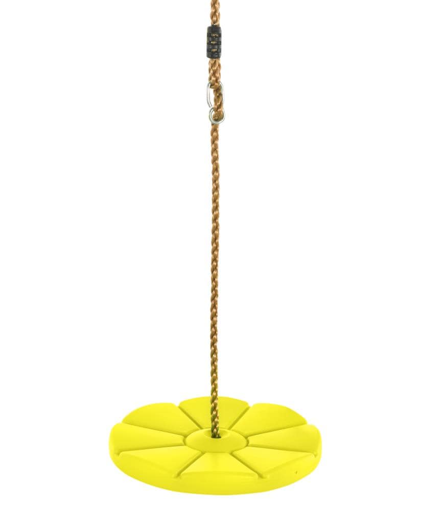 KSH Brands SWDSR-YL Disc Swing Yellow Plastic Spinner Swing