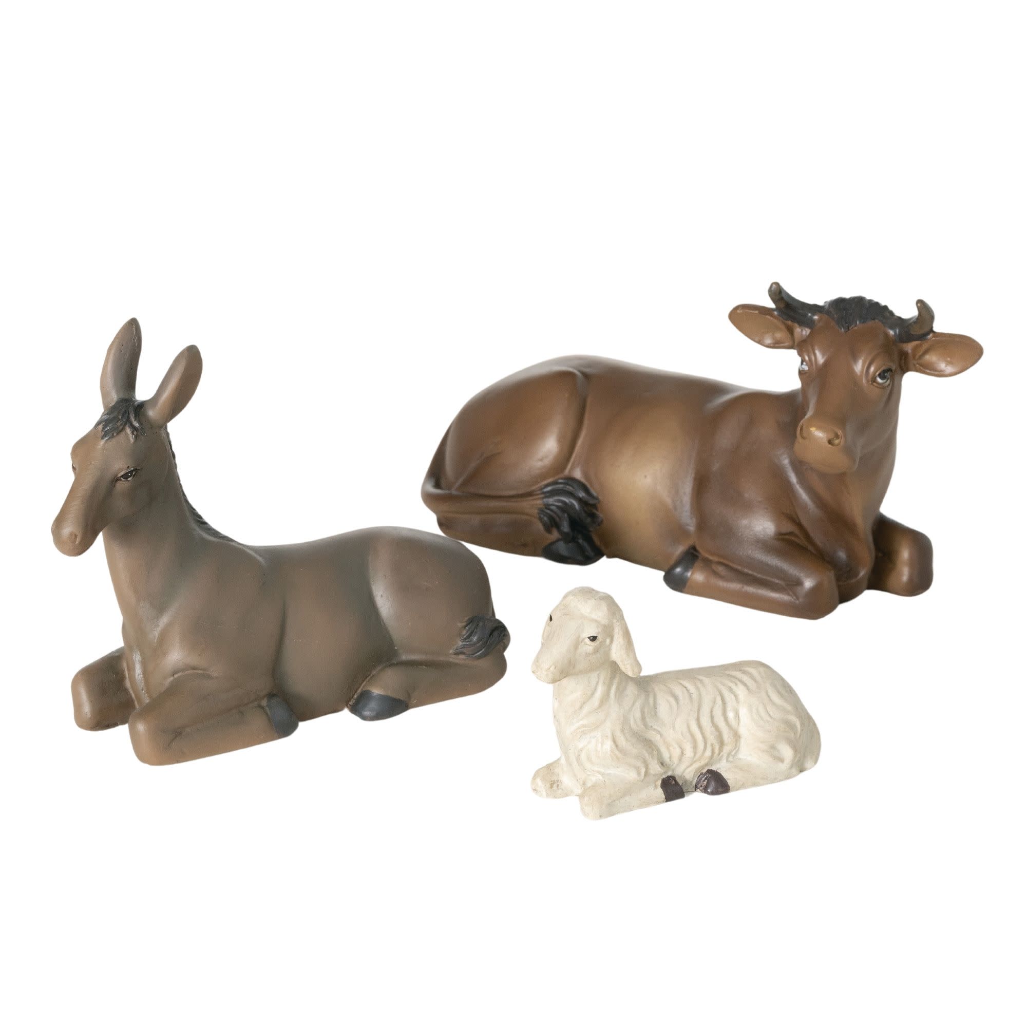 Sullivans PN4214 3-Inches Figurine Nativity 3 -Pack Christmas Decor