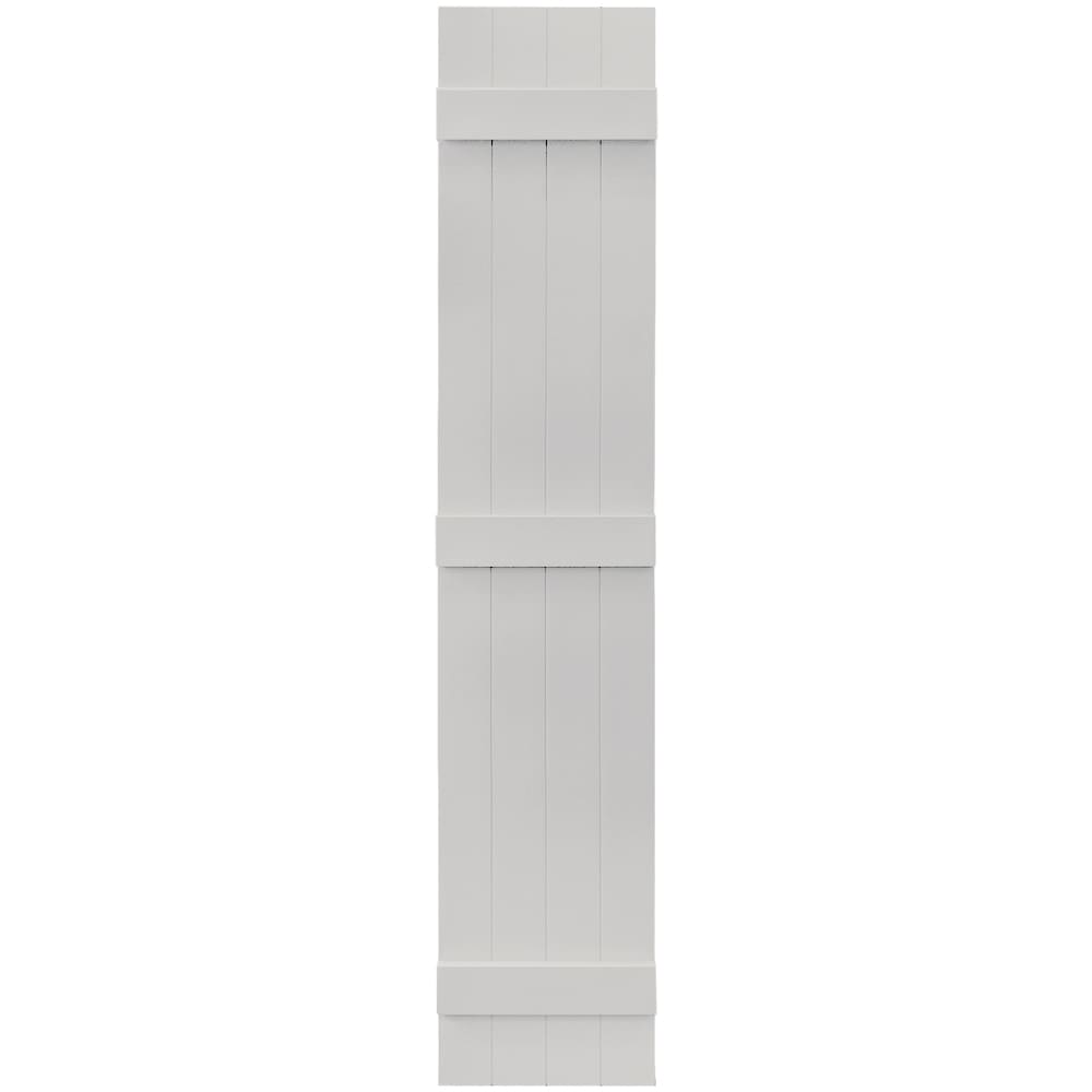 Vantage V6831475030 14.125-in W x 75.25-in H Paintable Paintable Board and batten Exterior Shutters ( 1 -Pack )
