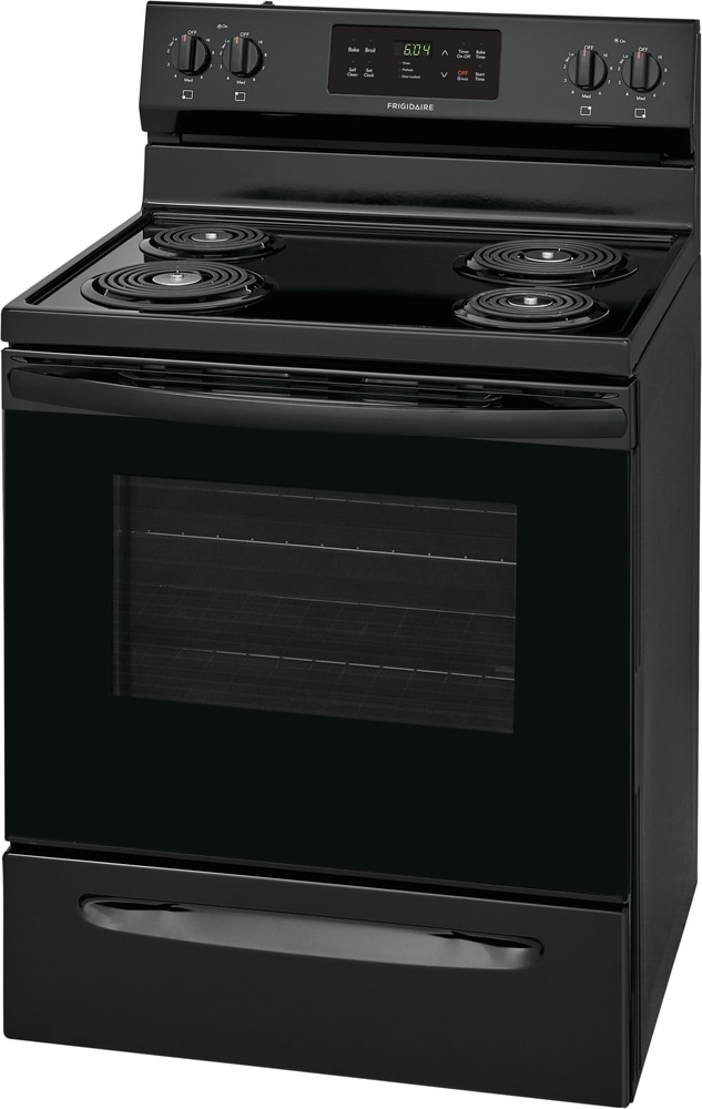 Primary Oven Capacity Frigidaire FFEF3016TB 30 Inch Freestanding Electric Range with 4 Coil Elements 5.3 cu in Black ft 