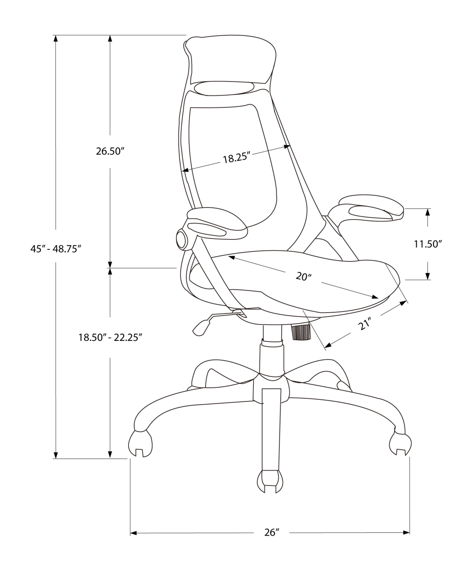 LOVMOR SF-H-B2710P219671 Office-Chairs - View #6
