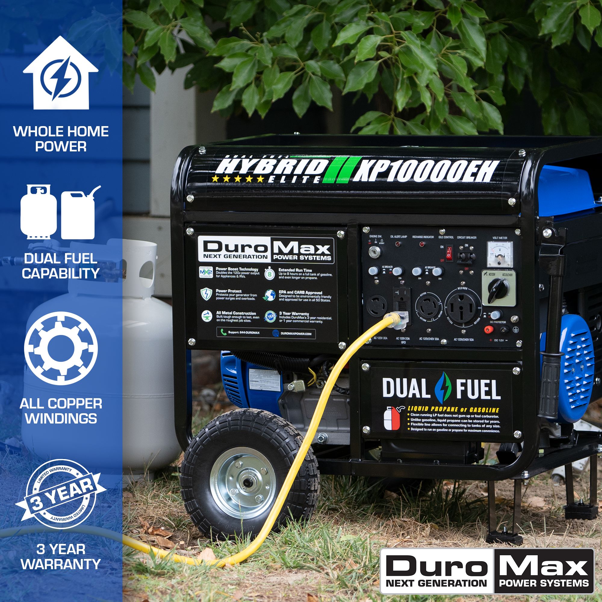 DuroMax XP10000EH Portable-Generators - View #3