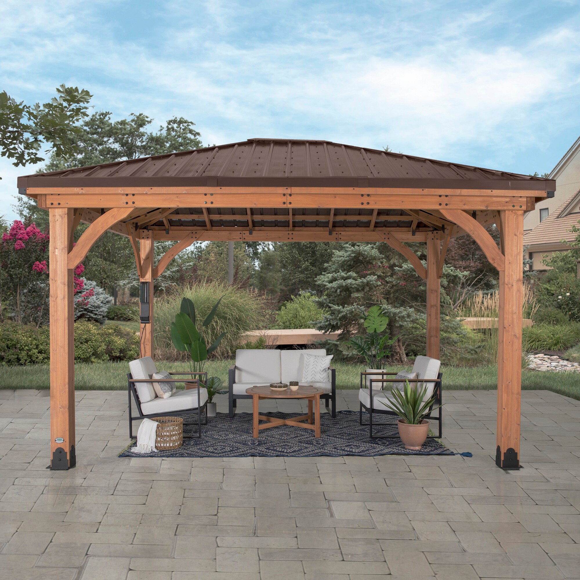 Backyard Discovery 2306042COM Wood-Resin-Gazebos - View #11