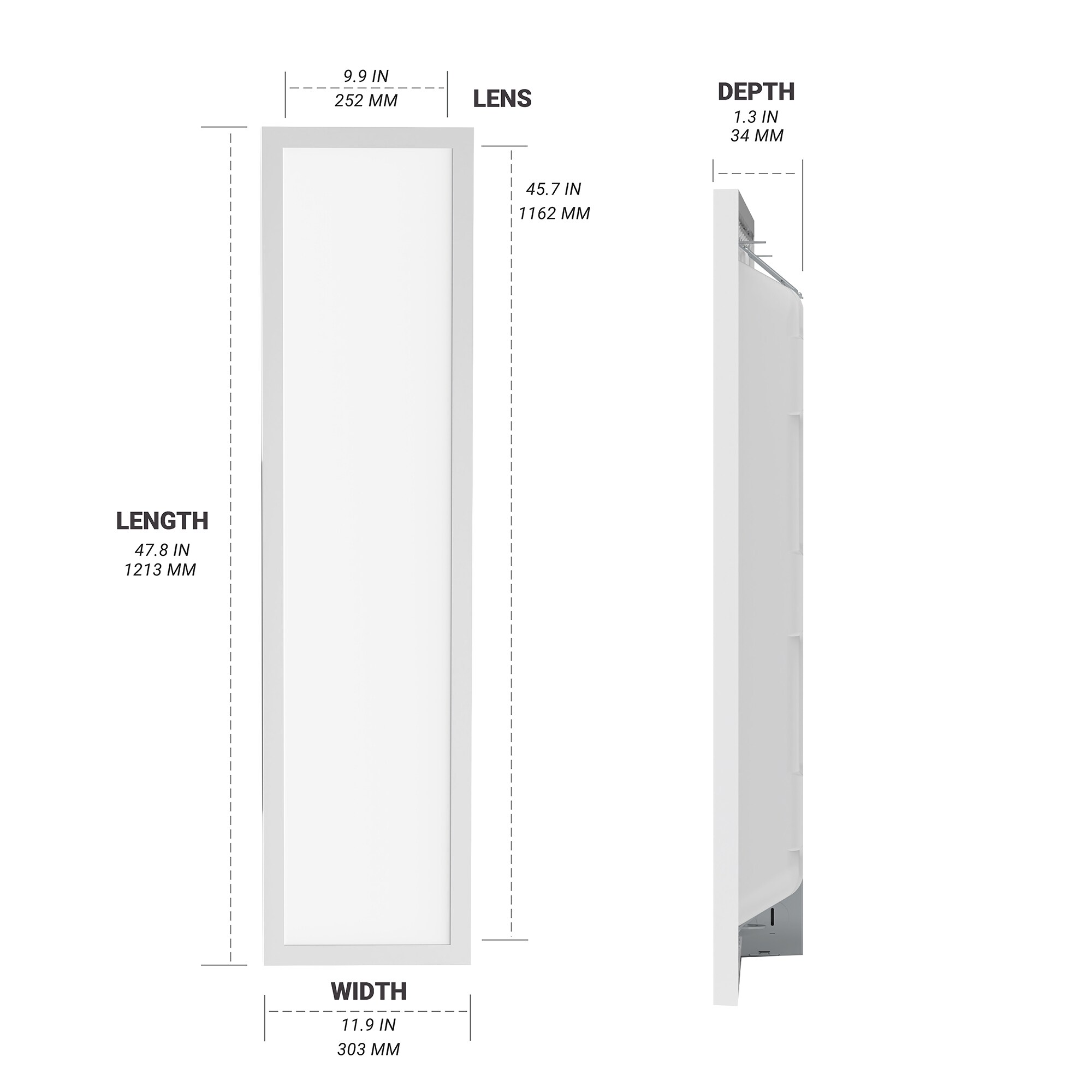 NUWATT BL-1X4-40W-35K-4P Led-Panel-Lights - View #11