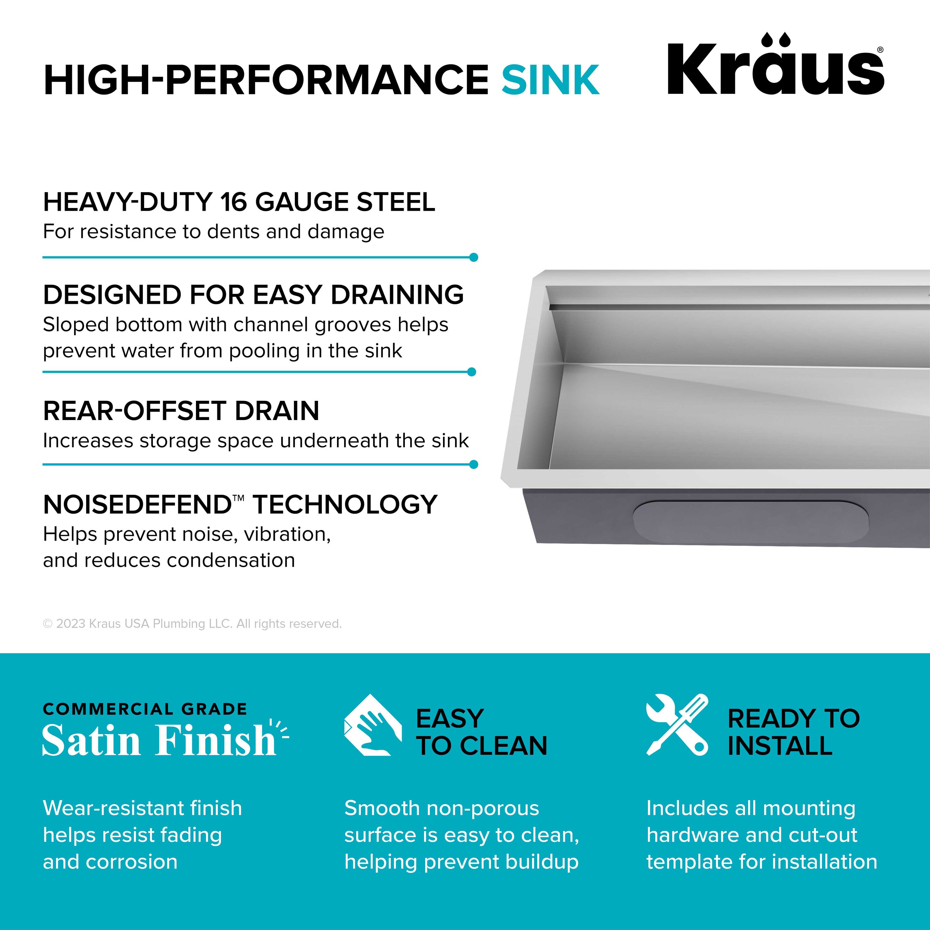 Kraus KWU210-57 Kitchen-Sinks - View #16