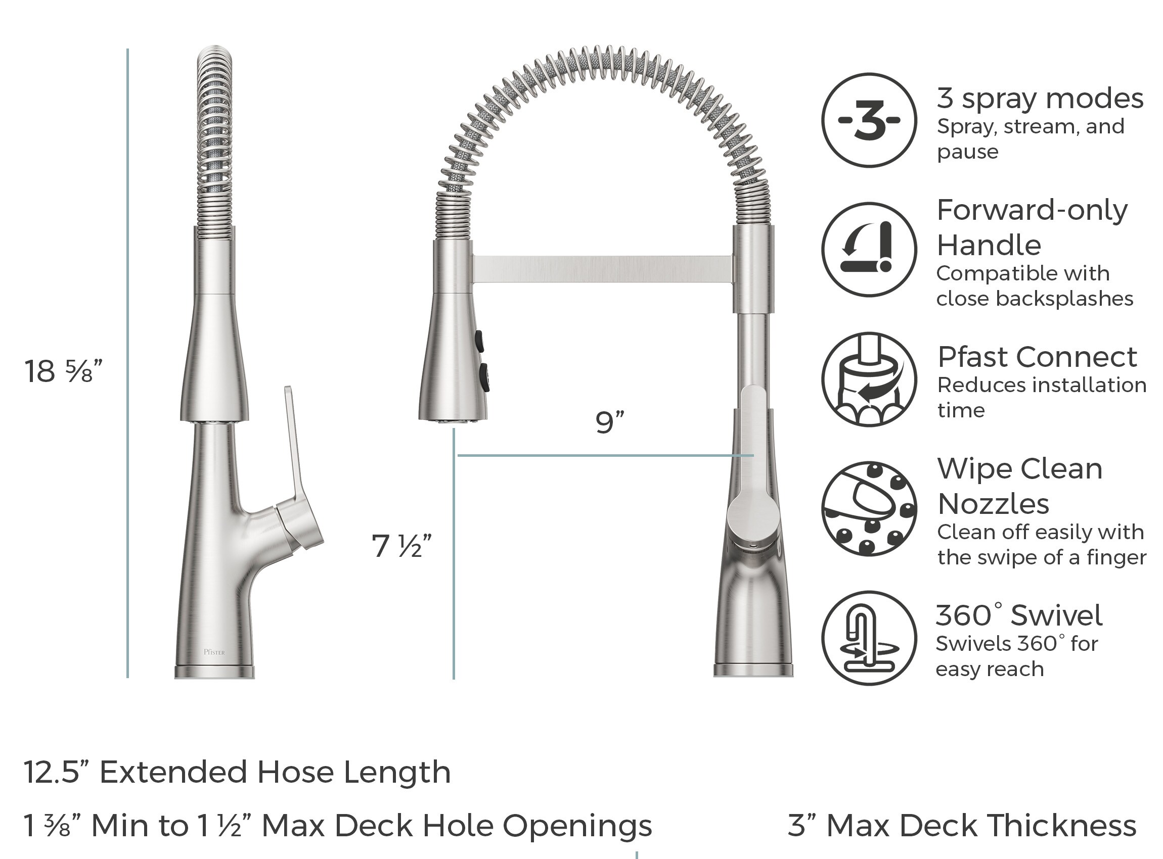 Pfister LG529-NECS Kitchen-Faucets - View #10