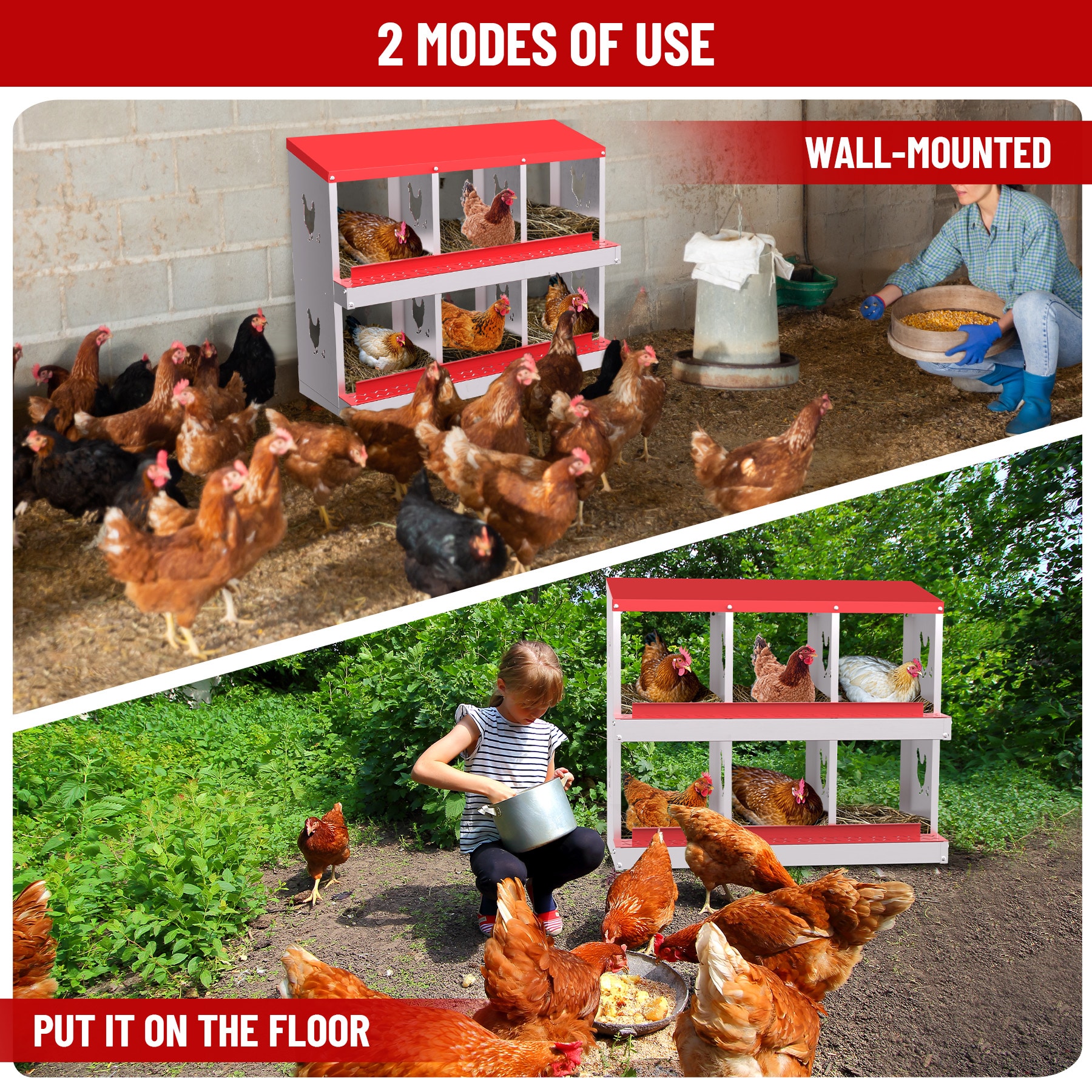 Assile BJPSBYIOF5T0RFJ Chicken-Coops-Rabbit-Hutches - View #7