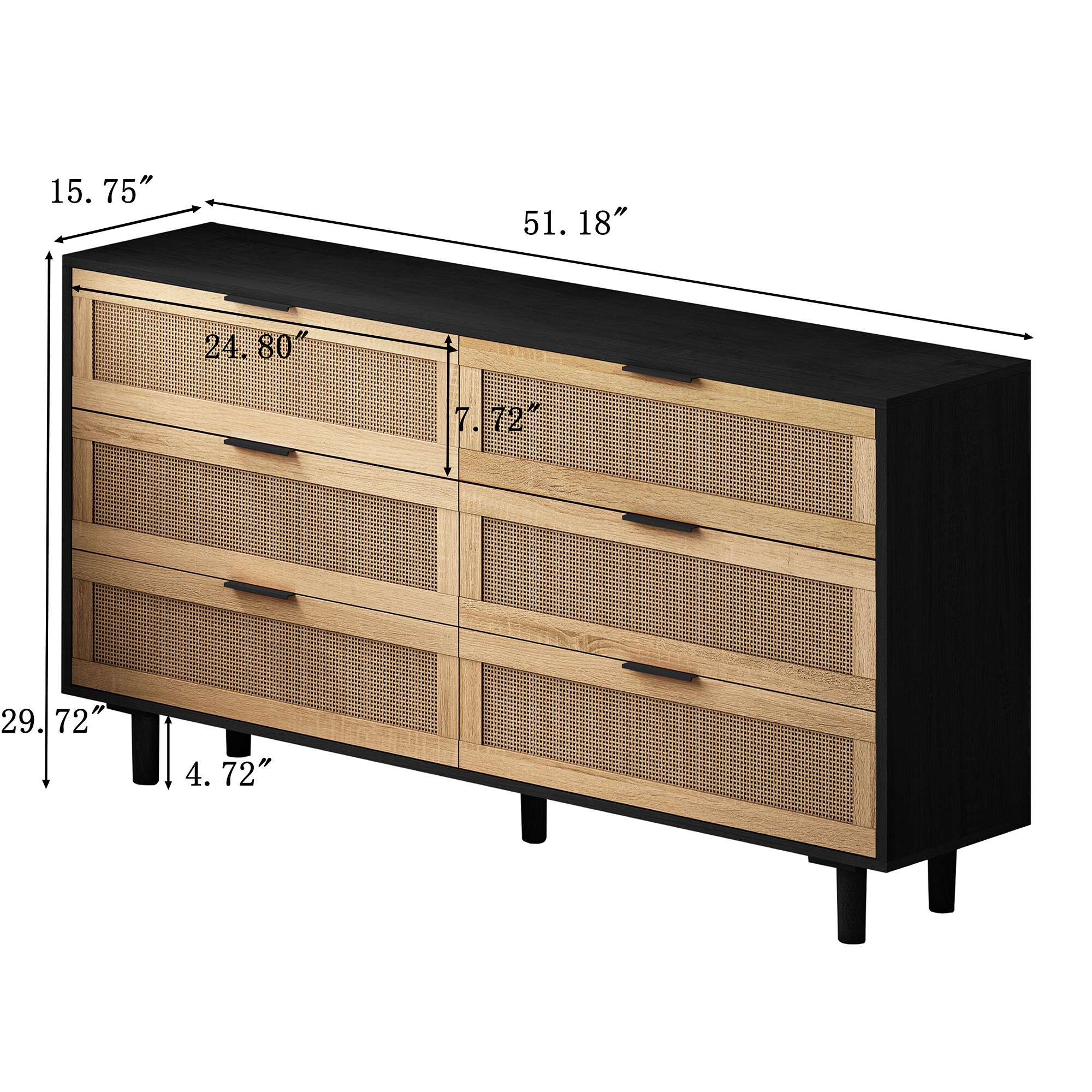 SINOFURN SYB930028BK Dining-Kitchen-Storarge - View #10
