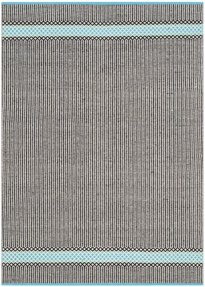 Safavieh MTK820H-6 Montauk Brighton 6 x 9 (ft) Cotton Turquoise/Multi Rectangular Indoor Coastal Area rug