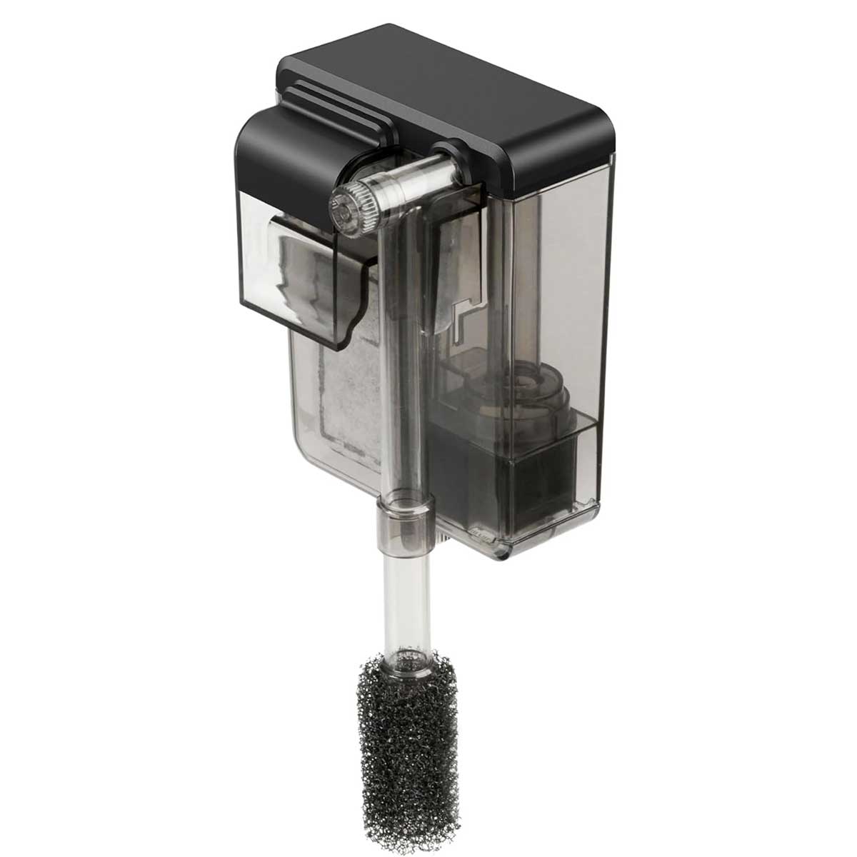 Aoibox LAAF0917003 Slim Aquarium Filter Quiet Fish Tank HOB Filters for up to 5 Gallon Aquariums Adjustable Flow 42 GPH 3W