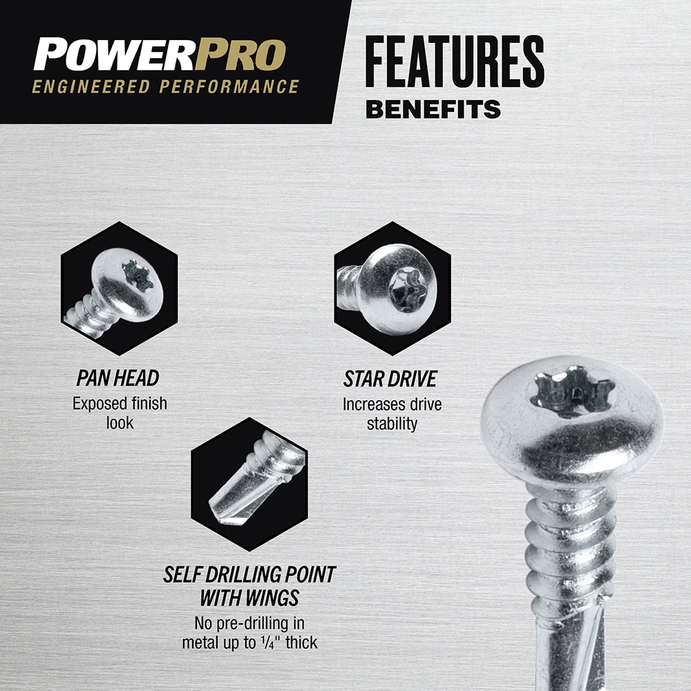 Power Pro 116118 Cement-Board-Screws - View #4