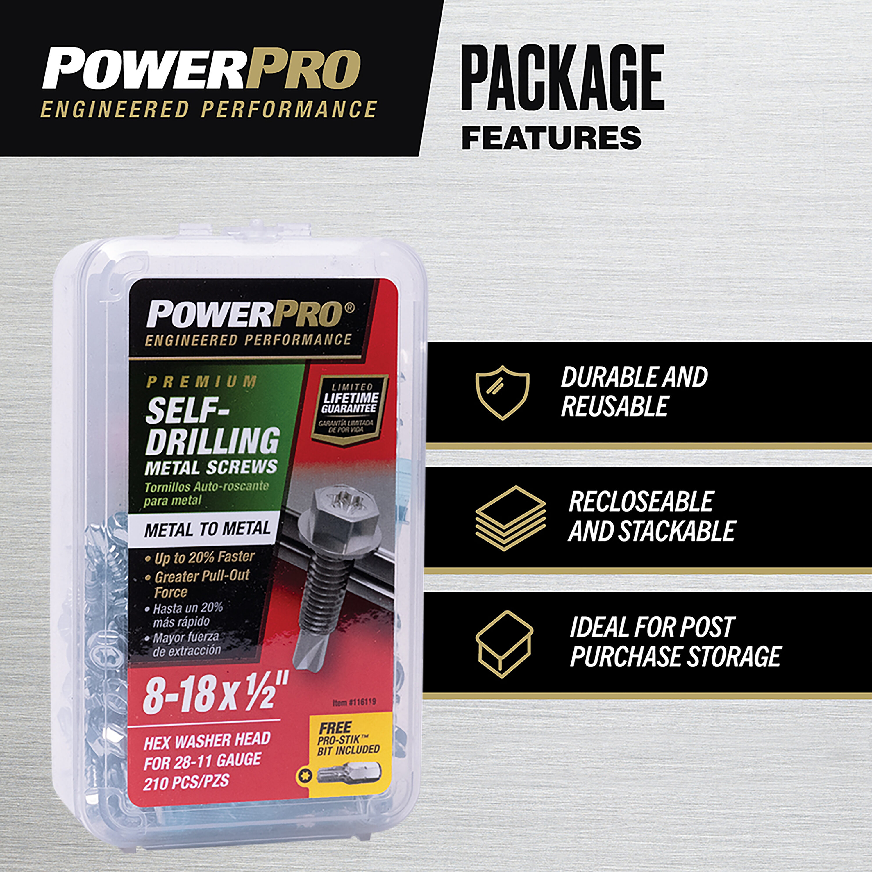 Power Pro 116119 Cement-Board-Screws - View #5