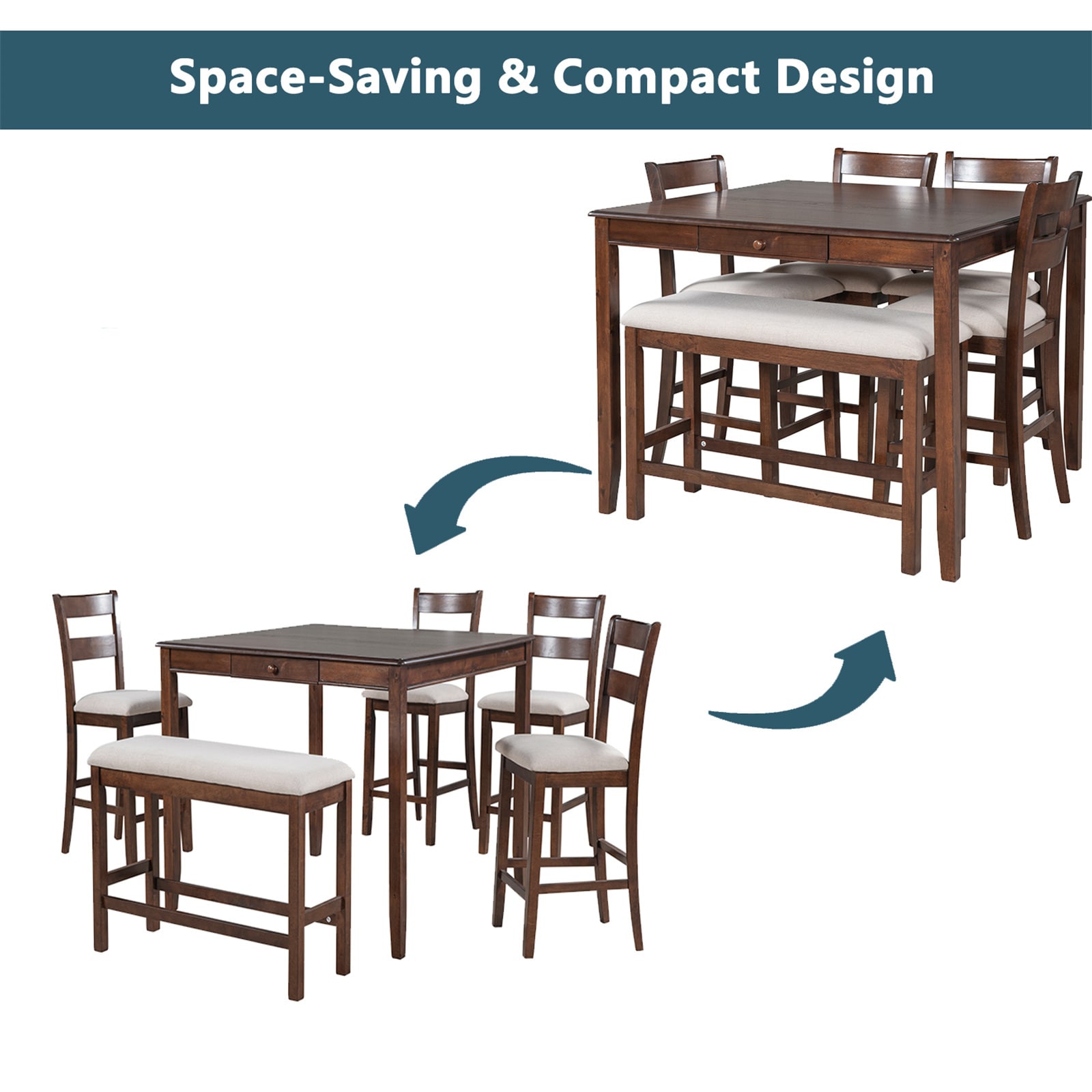 BESTCOSTY SP000LJW001AAD-ZY Dining-Sets - View #3