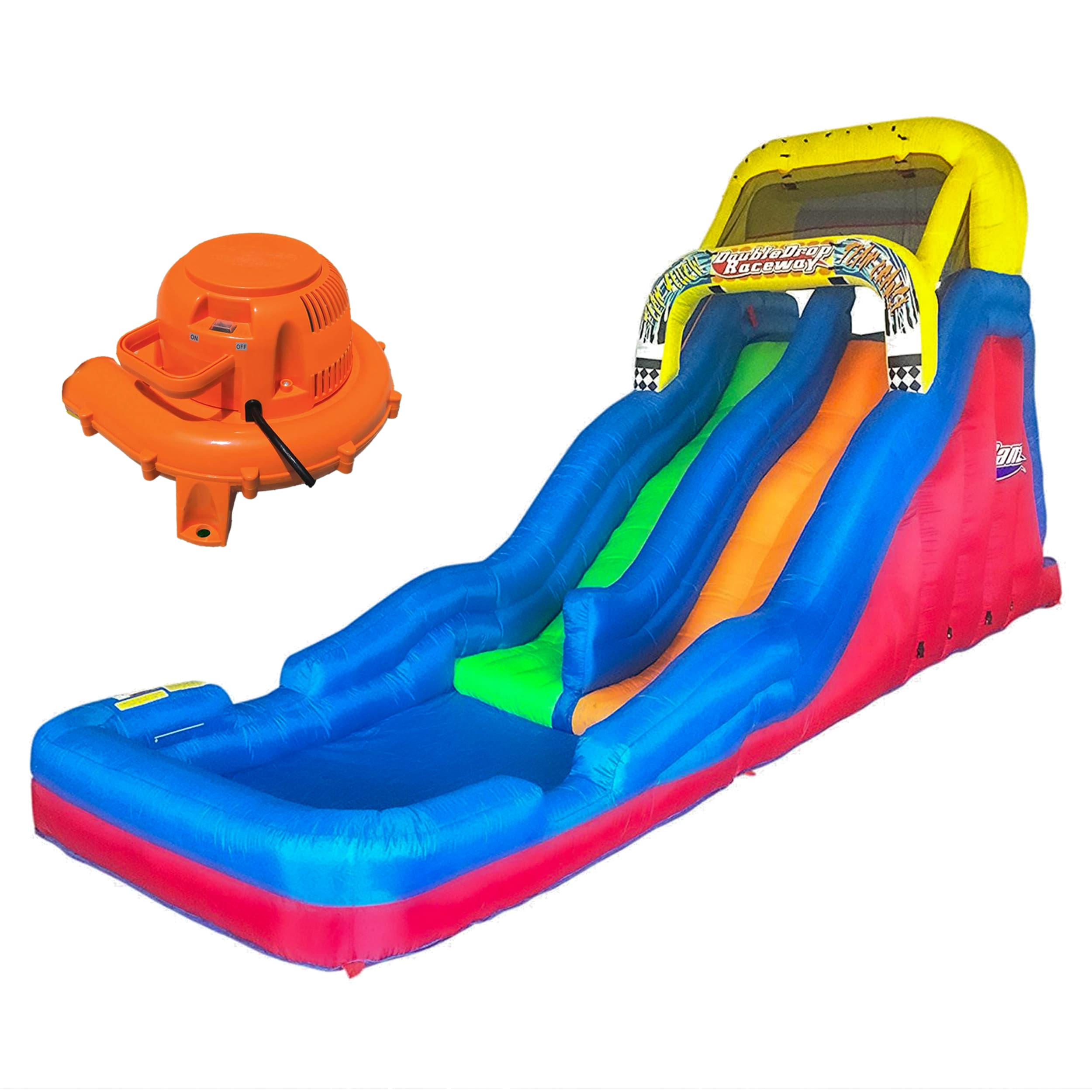 Banzai 90668 255-Inches PVC Inflatable water slide