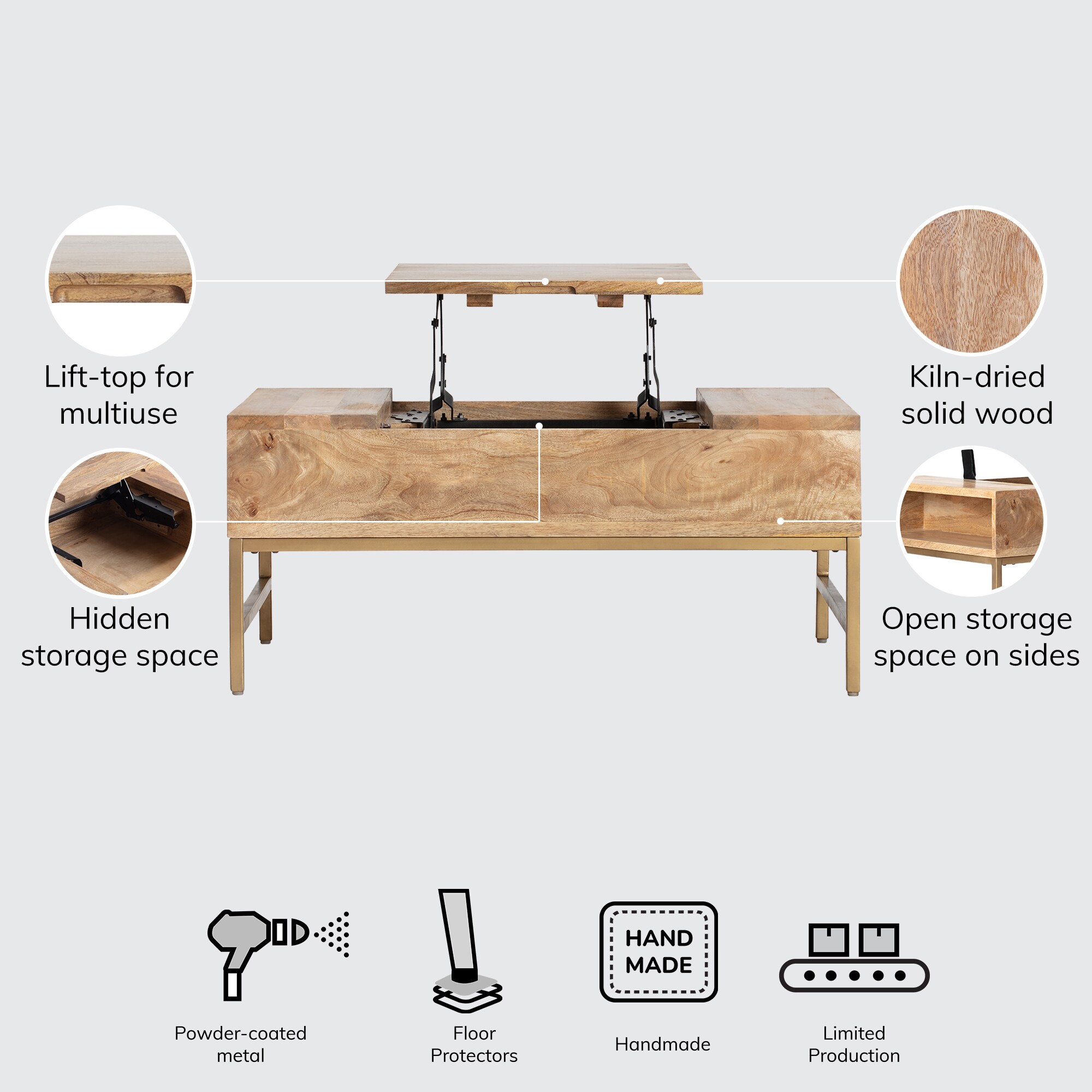 MH LONDON MH-TB-813 Coffee-Tables - View #14