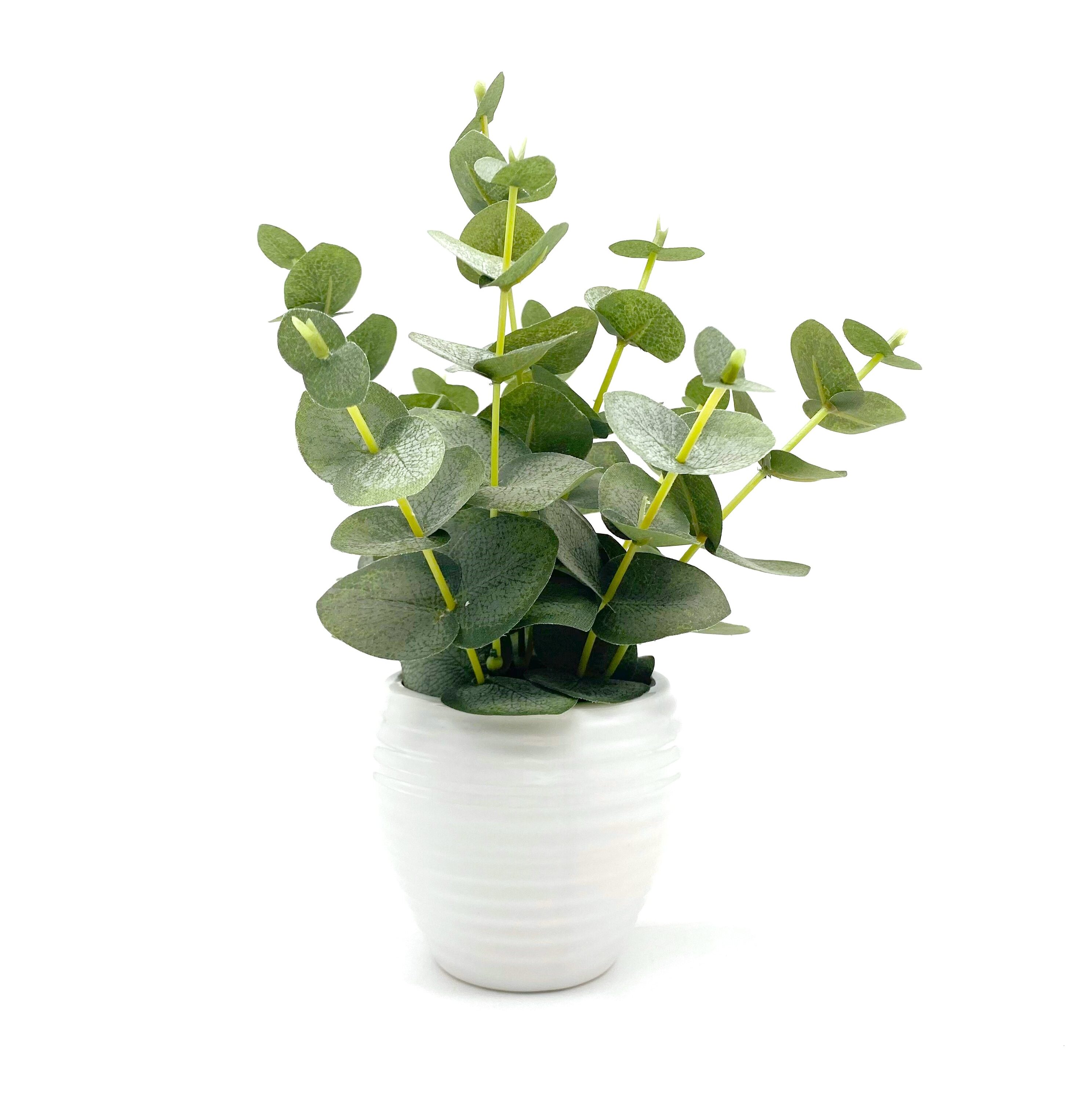 Nearly Natural 10-in Green Indoor Eucalyptus Artificial Plant in the ...