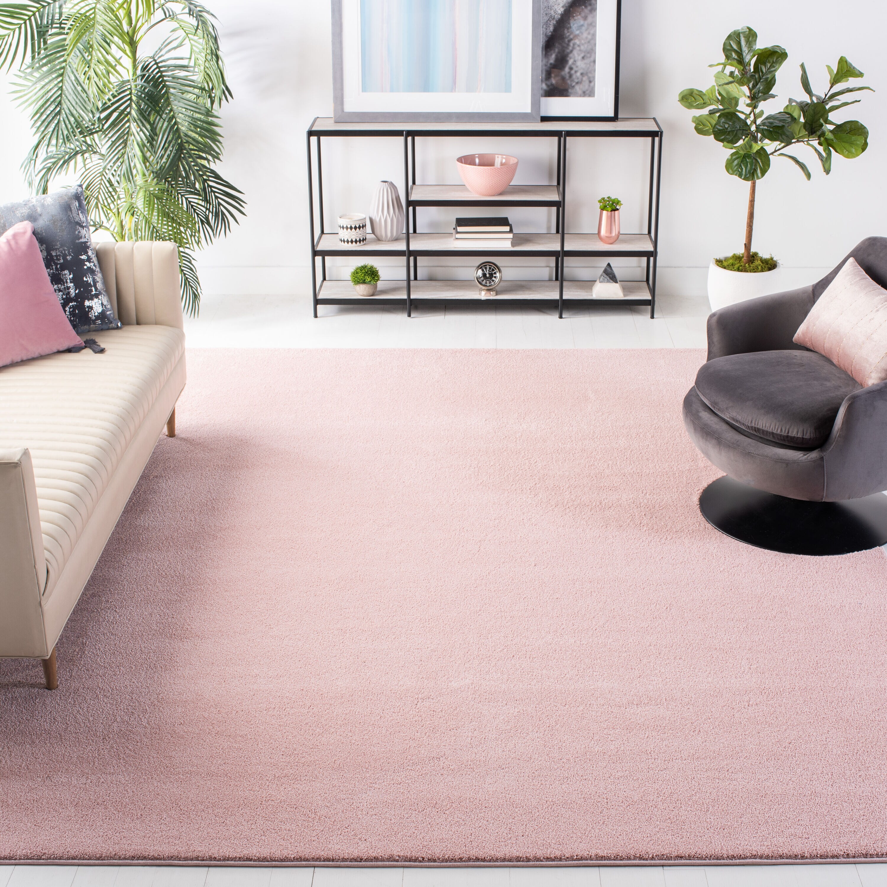 Pattern And Solid 320-4406 Pink 10ft x 14ft