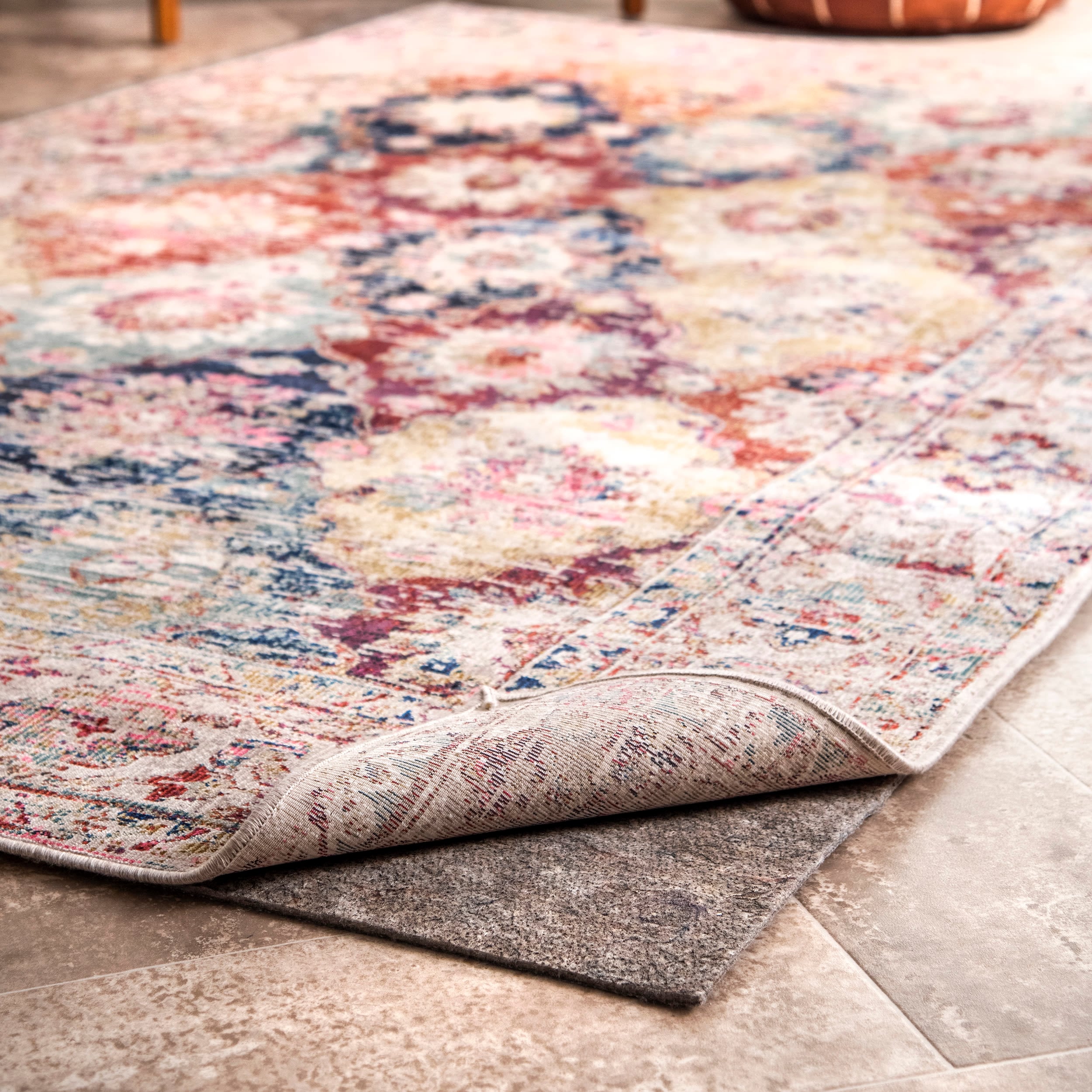 nuLOOM AFPD02A-406 4 x 6 (ft) Rectangular Recycled synthetic fiber Non-Slip Rug Pad