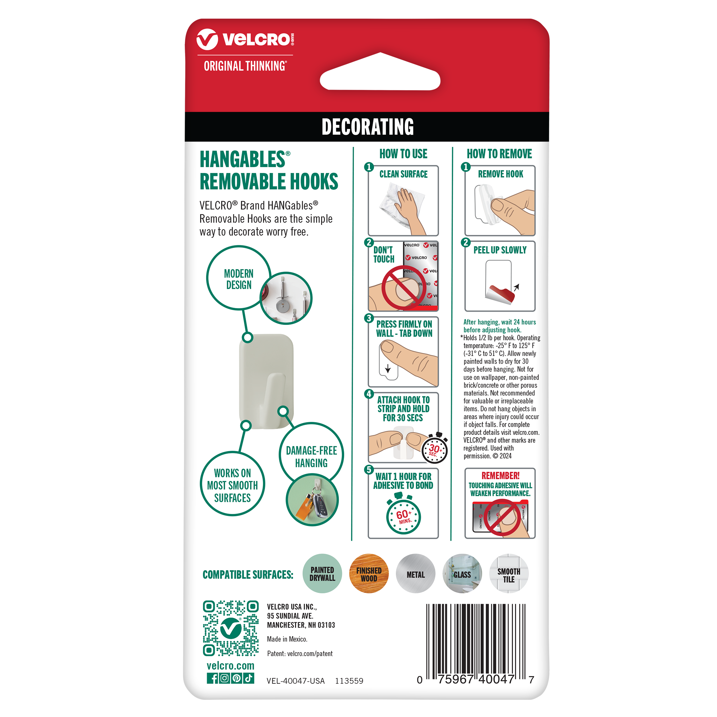 VELCRO VEL-40047-USA hooks - View #6