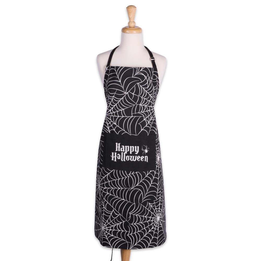 DII CAMZ38218 Happy Halloween Spiders Full apron