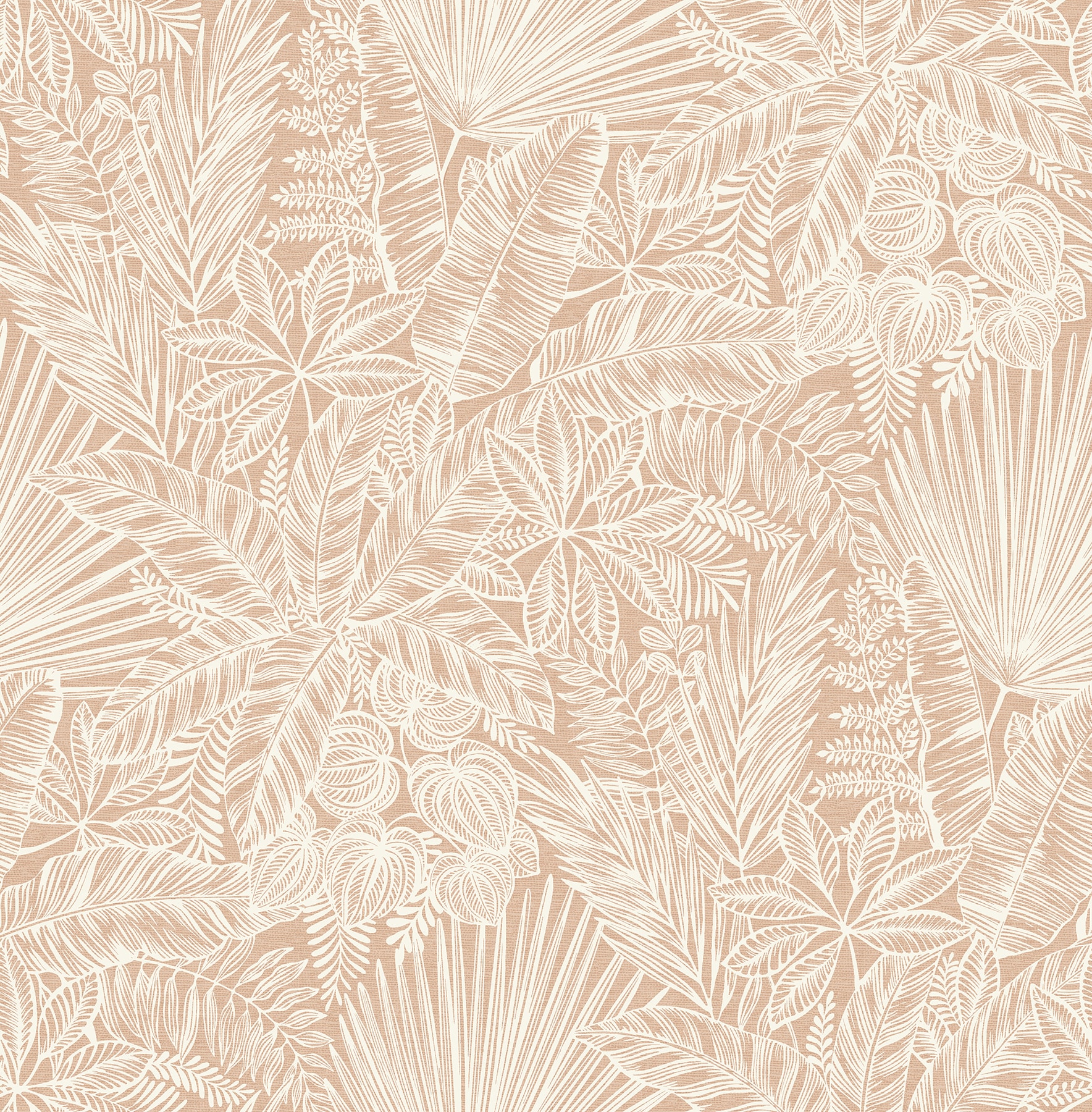 A-Street Prints 4120-26801 56.4-Sq. Feet Pink Non-woven Ivy/Vines Unpasted Wallpaper
