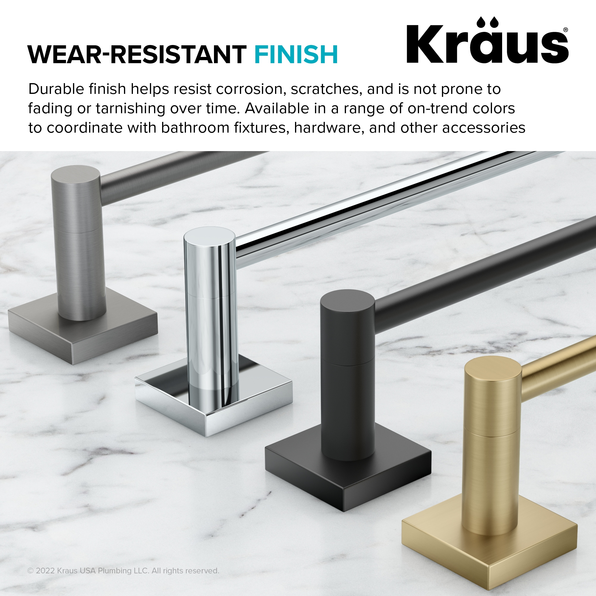 Kraus KEA-17702BG Robe-Hooks - View #9