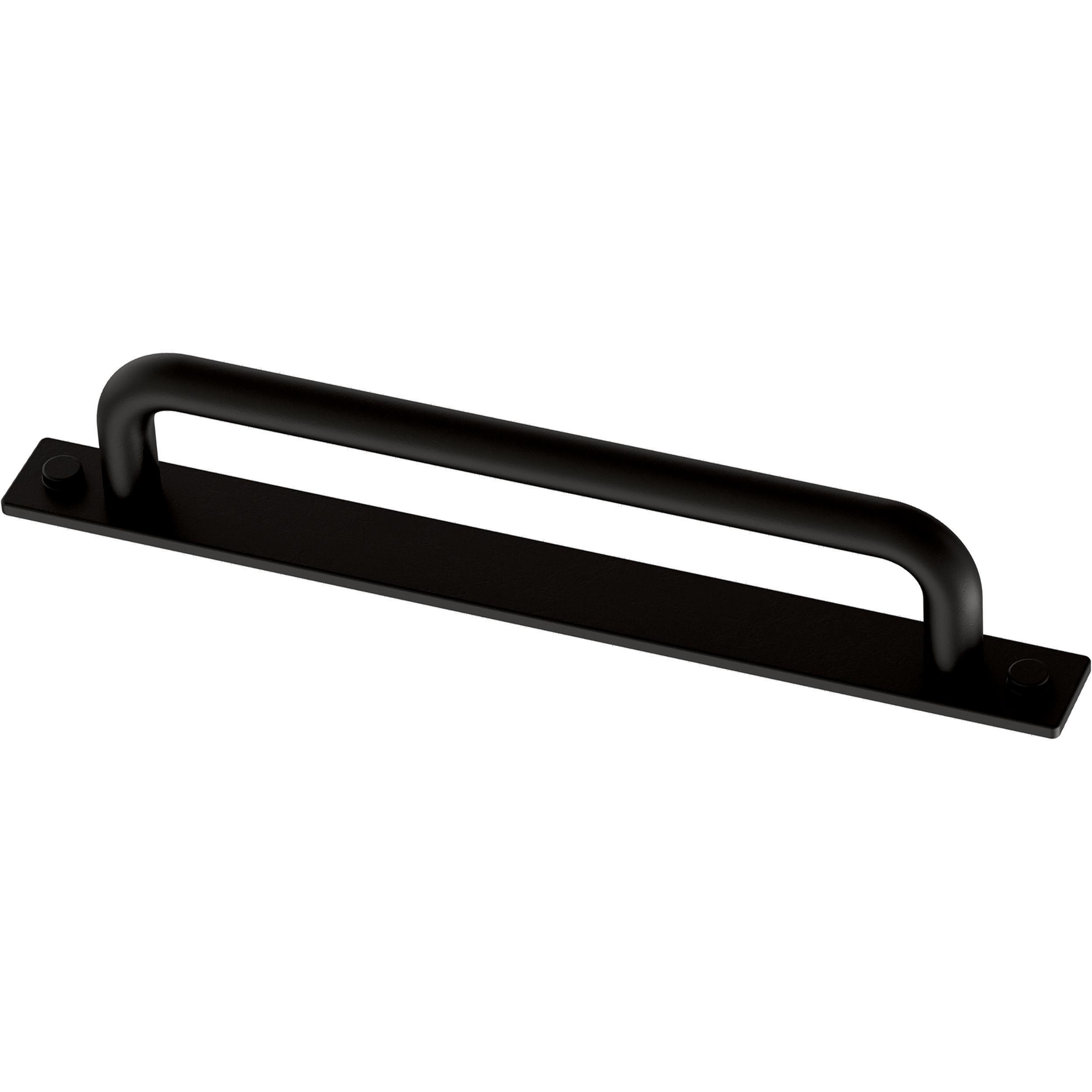 Origin 21 P48179W-FB-CP Cora 5-1/16-in , 128mm Center to Center Matte Black Arch Handle