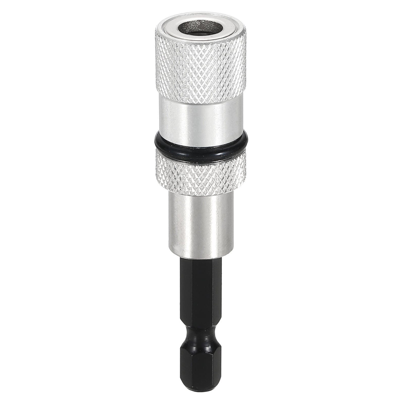 Harfington Magnetic Screwdriver Bit Holders Set 3 Inch CR-V Steel Torsion Impact Bit Holder Kits Quick Release Extension Adapter with 1/4 Inch Hex Shank for Industry Home Auto Silver Black