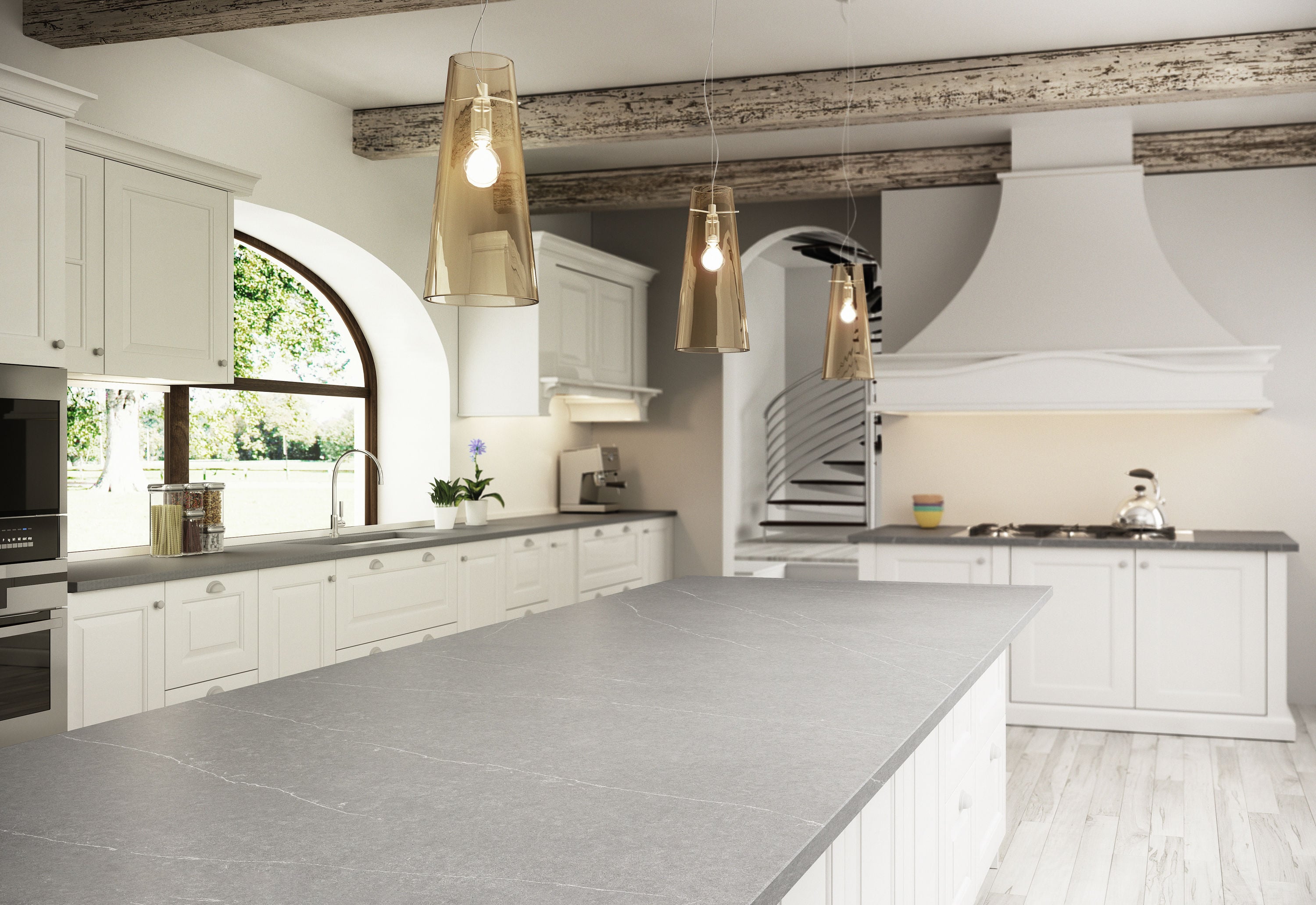 Gray Silestone Countertops