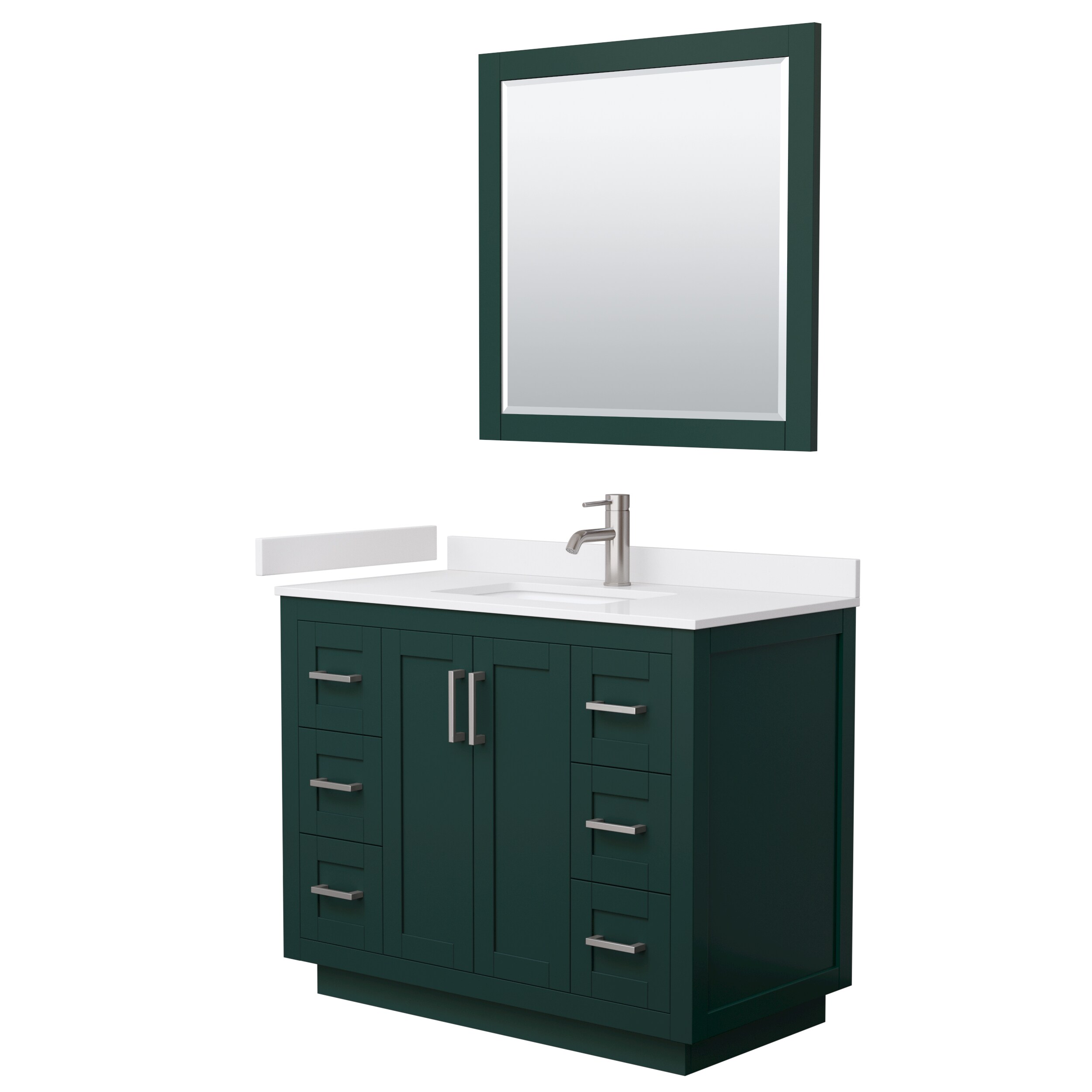 Wyndham Collection WCF292942SGEWCUNSM34 Bath-Vanity-Combo - View #2