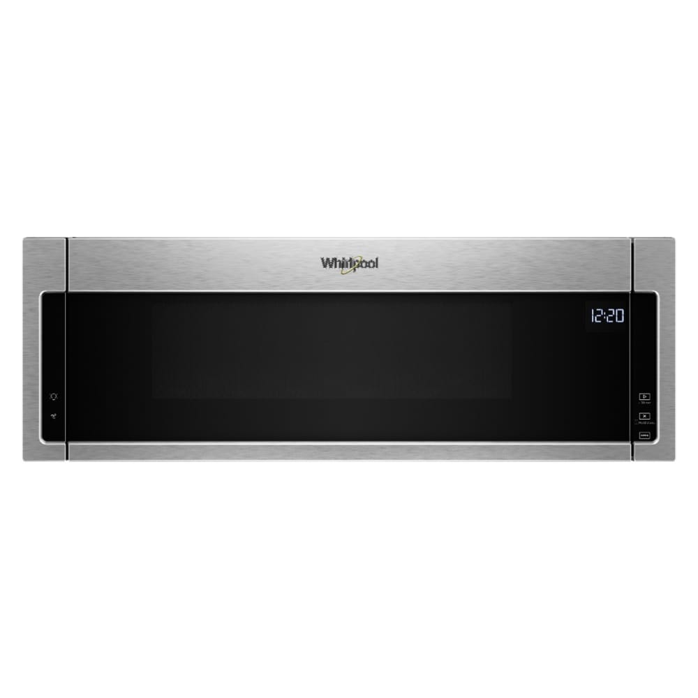 Whirlpool 1.1-cu ft 1000-Watt Low Profile 30-in Over-the-Range Microwave (Stainless Steel)