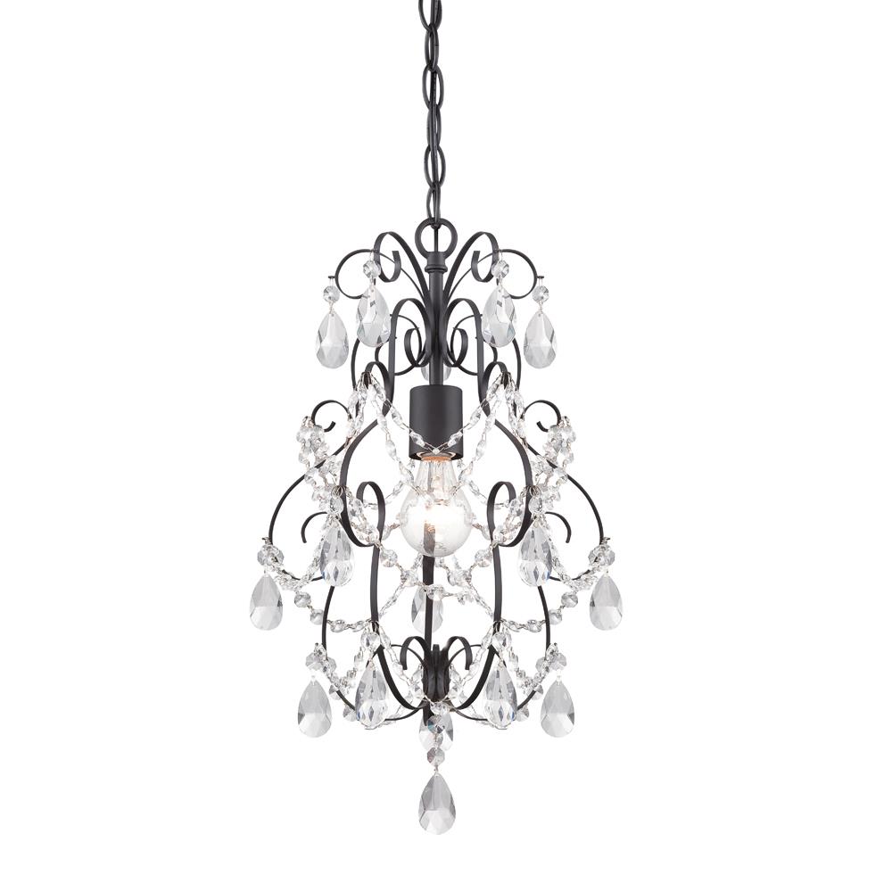Designers Fountain 6204-ORB Flora 1-Light Oil Rubbed Bronze Transitional Dry Rated Chandelier