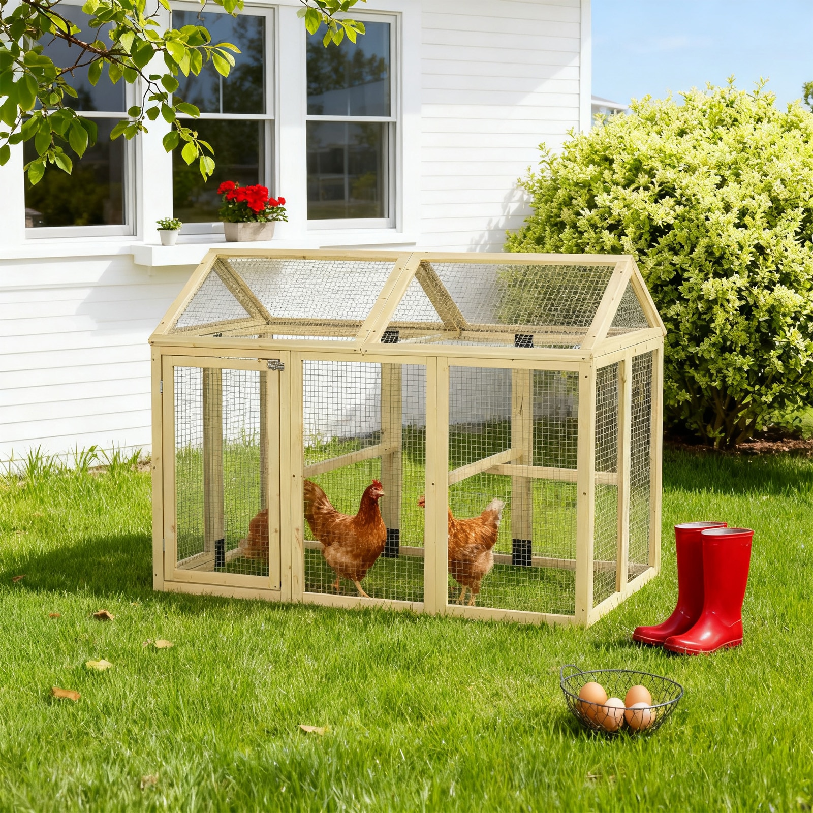 Siavonce XH00518 Chicken-Coops-Rabbit-Hutches - View #9